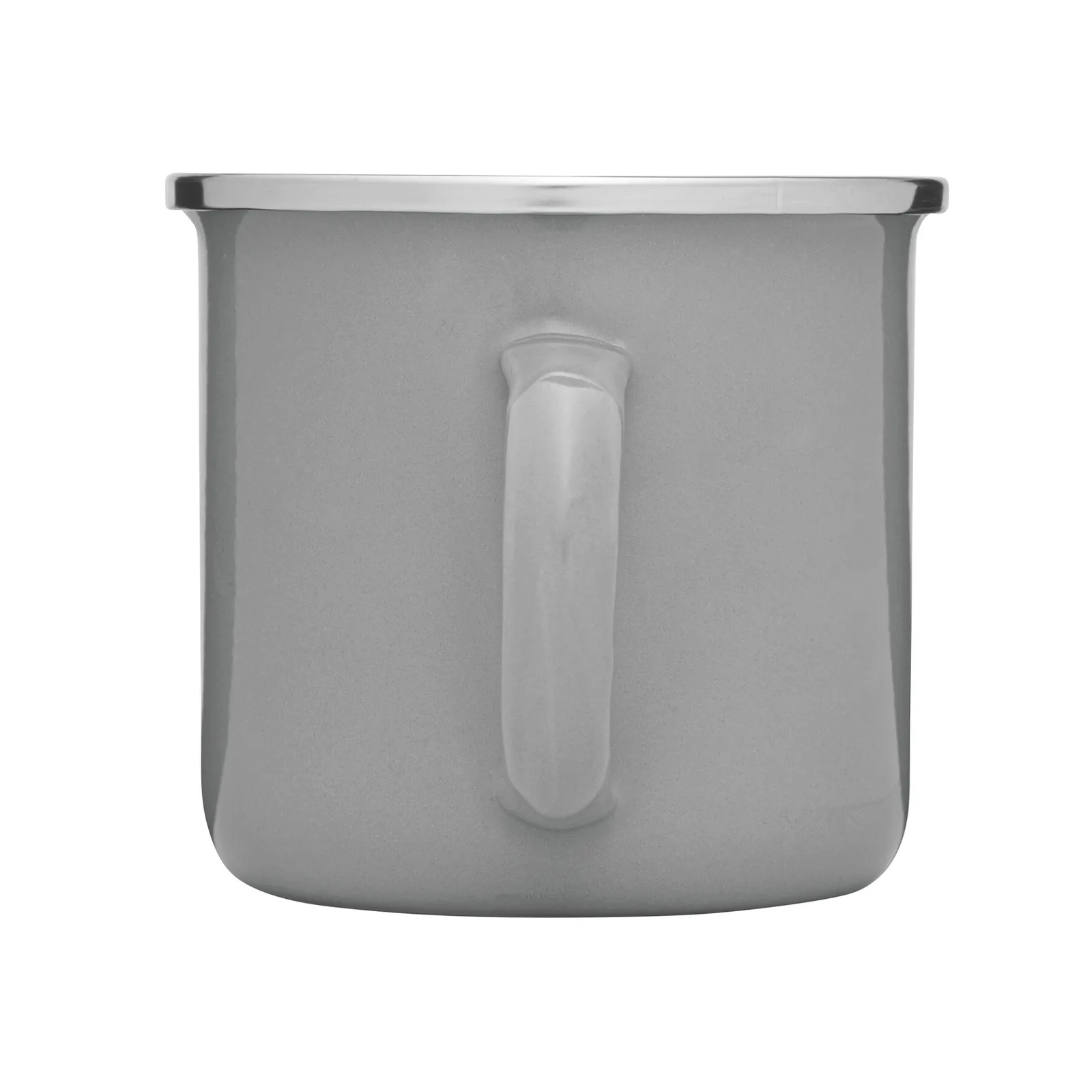 VINTAGE CUP - Emaille-Trinkbecher, grau – Bild 4