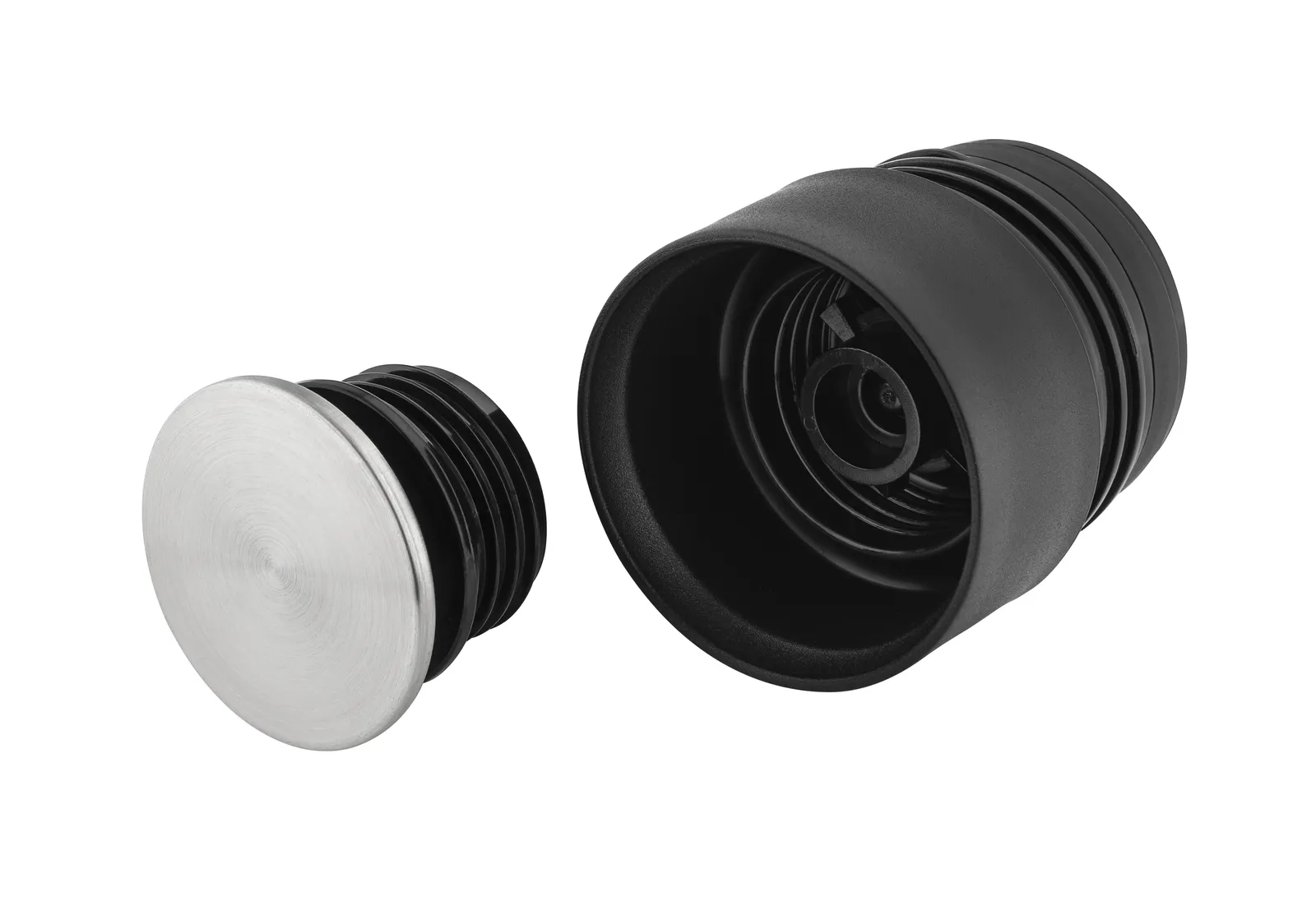 Thermoflasche "Click'n Go", schwarz – Bild 4