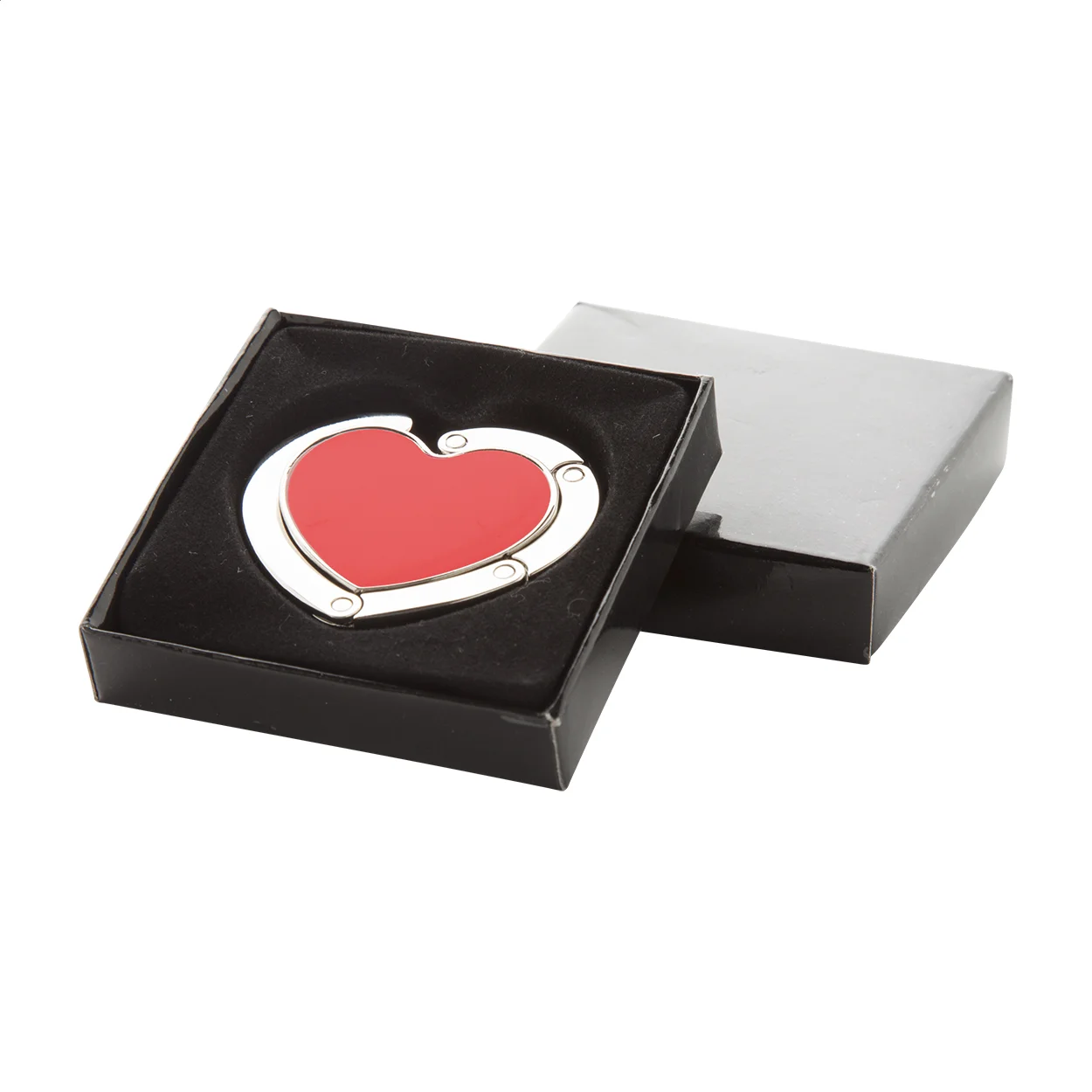 Taschenhalter Amor, rot, silber – Bild 3