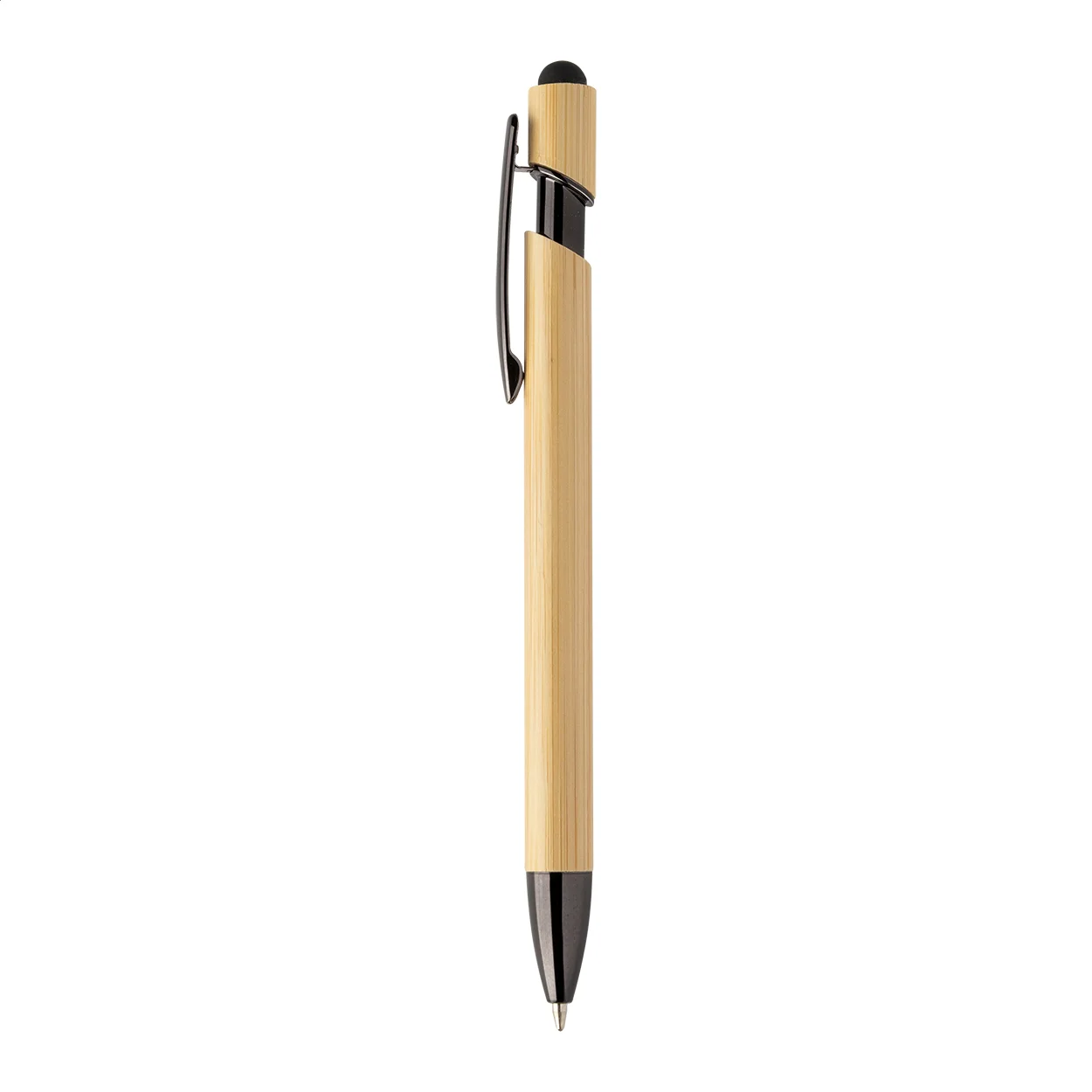 Touchpen-Kugelschreiber Tonnel Boo, schwarz – Bild 6