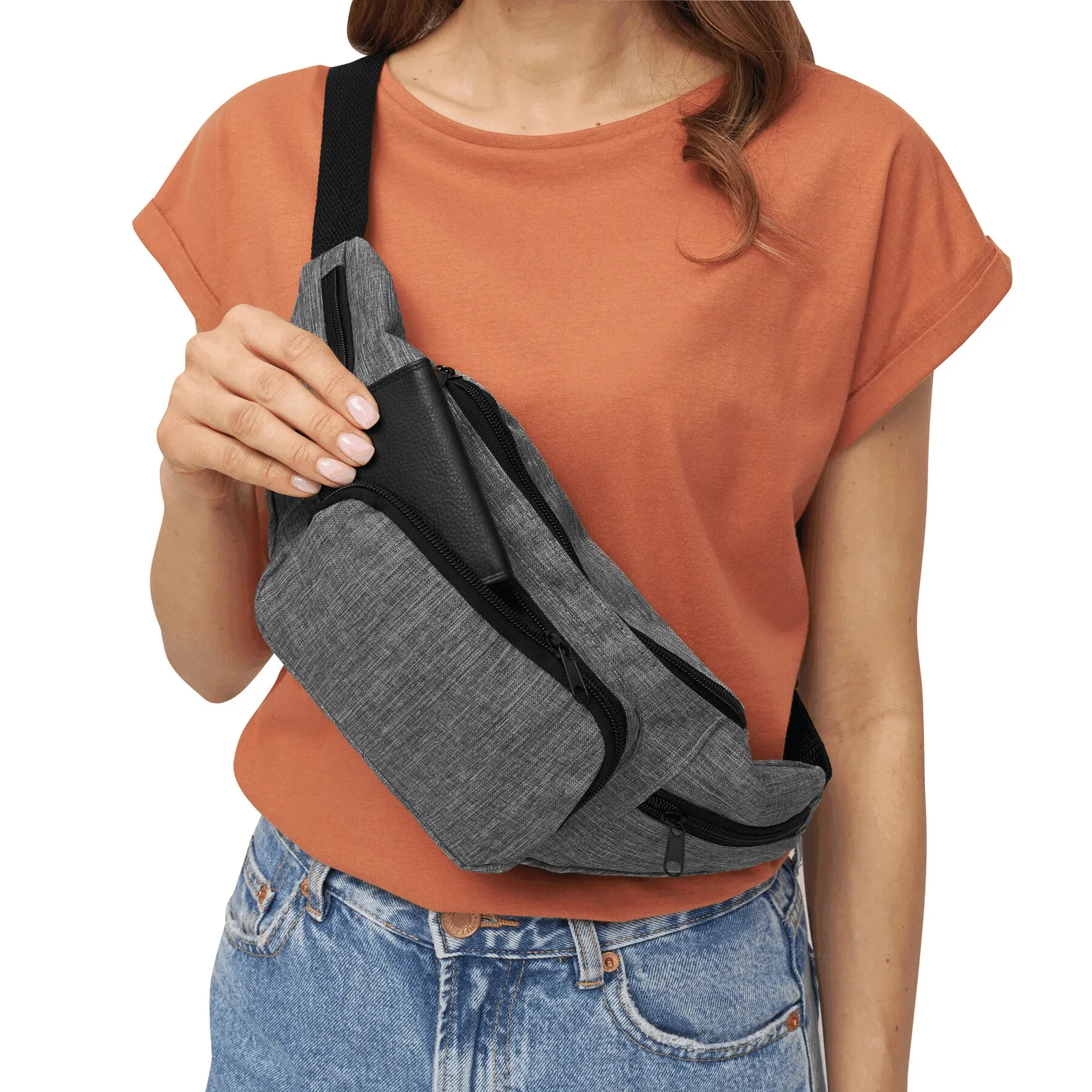 QUAD - Gürteltasche, grau – Bild 8
