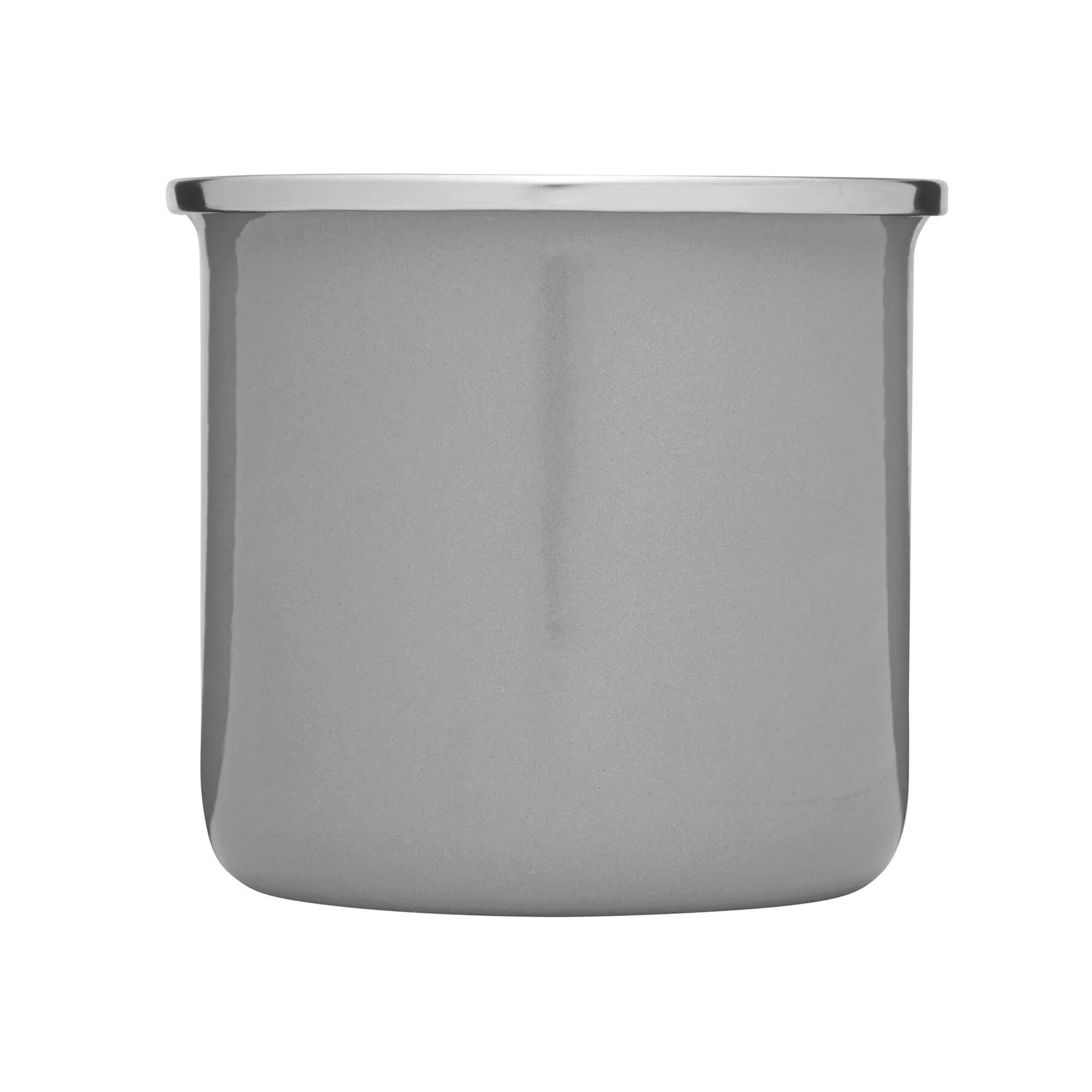 VINTAGE CUP - Emaille-Trinkbecher, grau – Bild 5