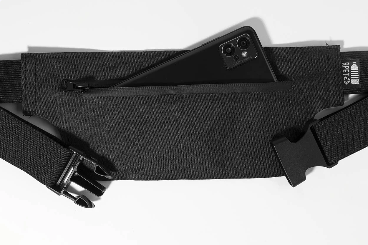 RPET-Gürteltasche Picohip, schwarz – Bild 4