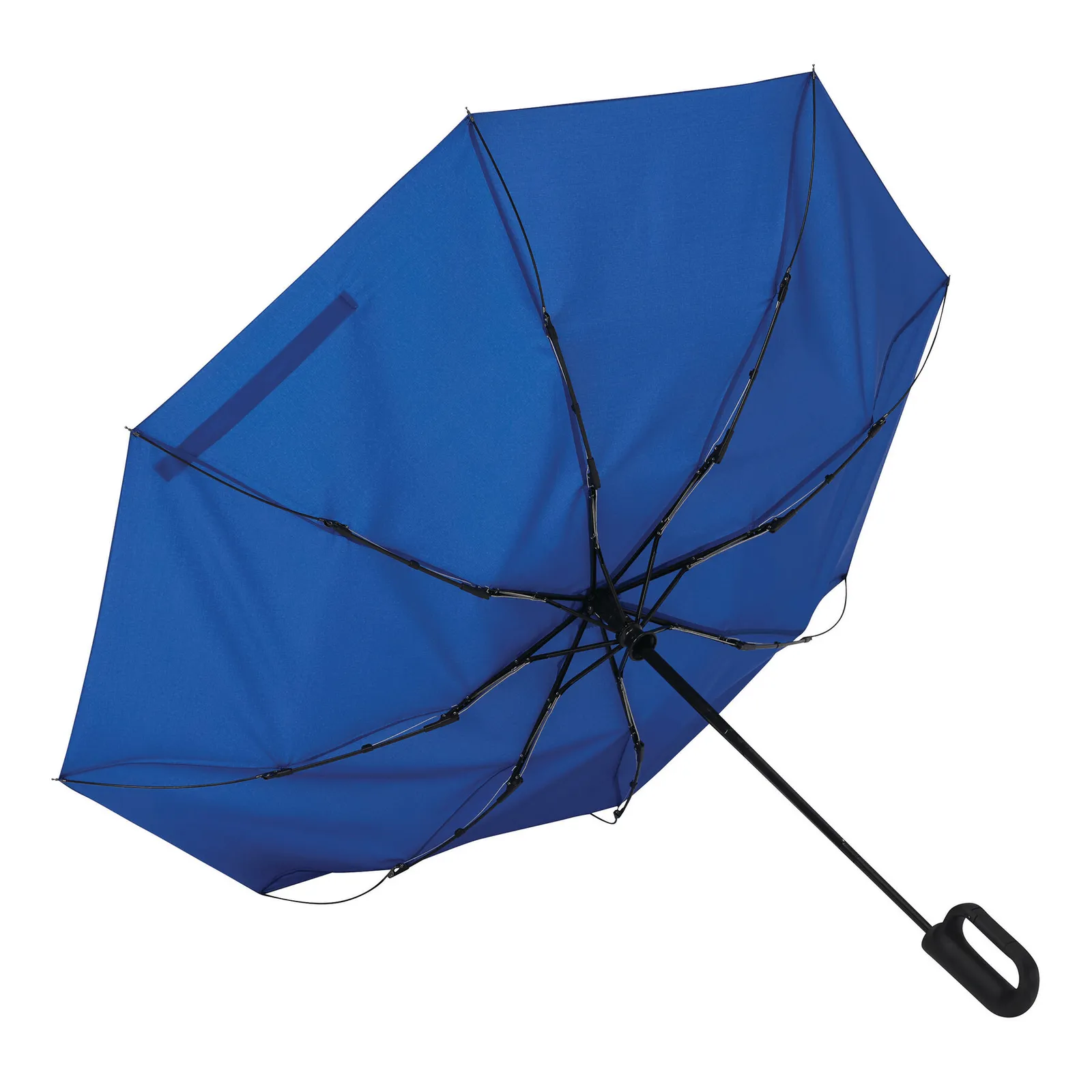 SCIROCCO - Vollautomatischer Windproof-Taschenschirm, blau – Bild 7