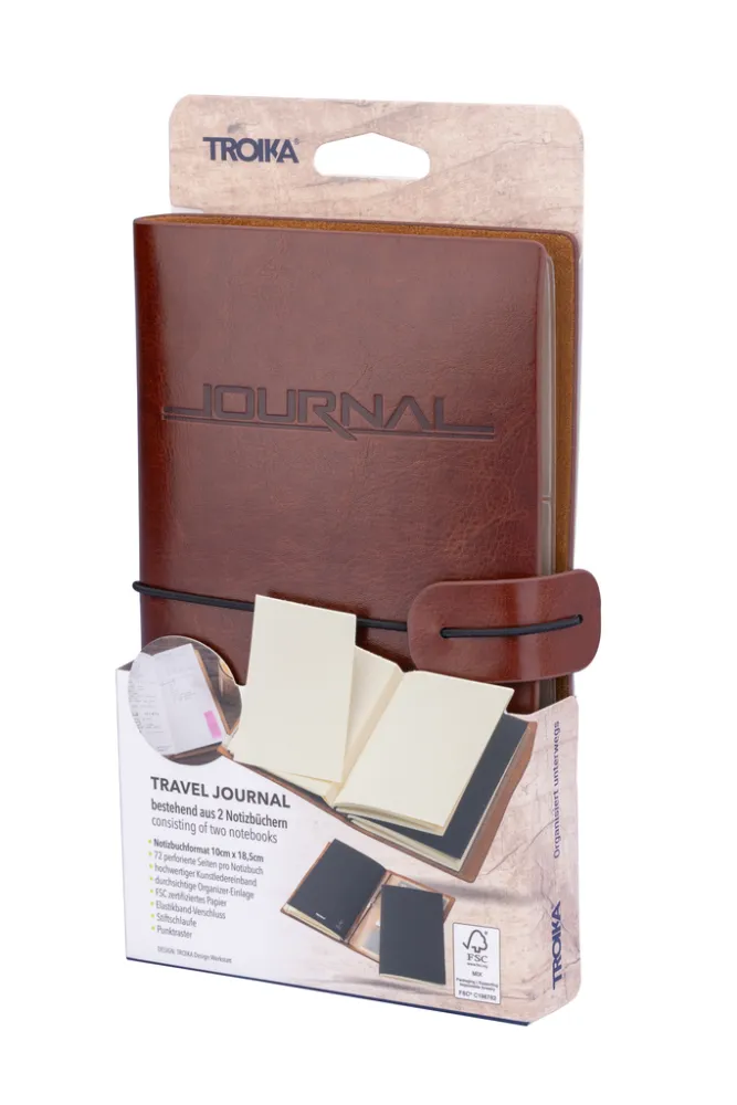 Bullet Journal TRAVEL JOURNAL, braun/schwarz – Bild 8