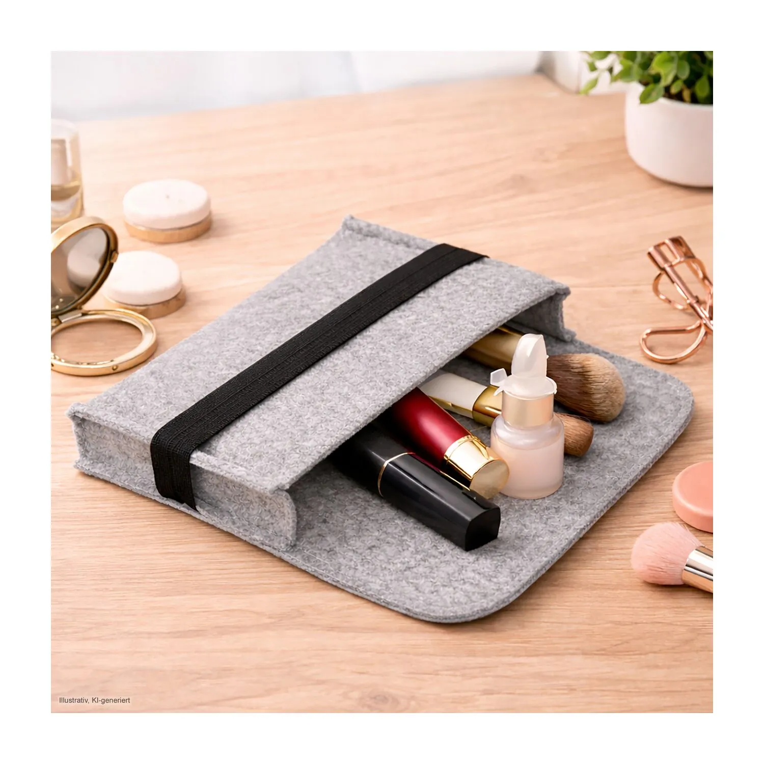 First Aid Kit in grauer Filztasche - Erste Hilfe Set, 12-teilig, deutsche Markenware, grau – Bild 13