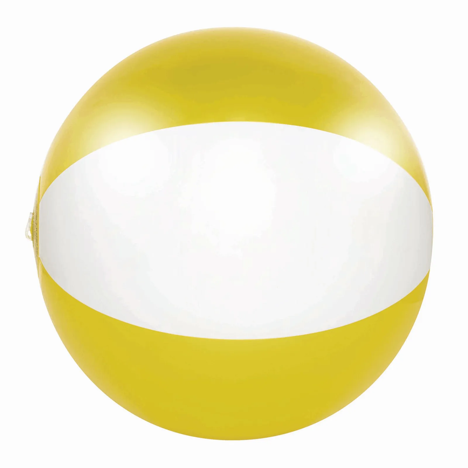ATLANTIC SHINY - Aufblasbarer Strandball, gelb, weiß – Bild 2