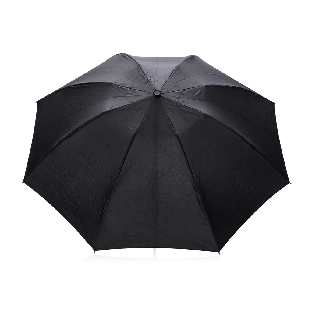 Swiss Peak AWARE™ 23" faltbarer umgekehrter Regenschirm, schwarz – Bild 2