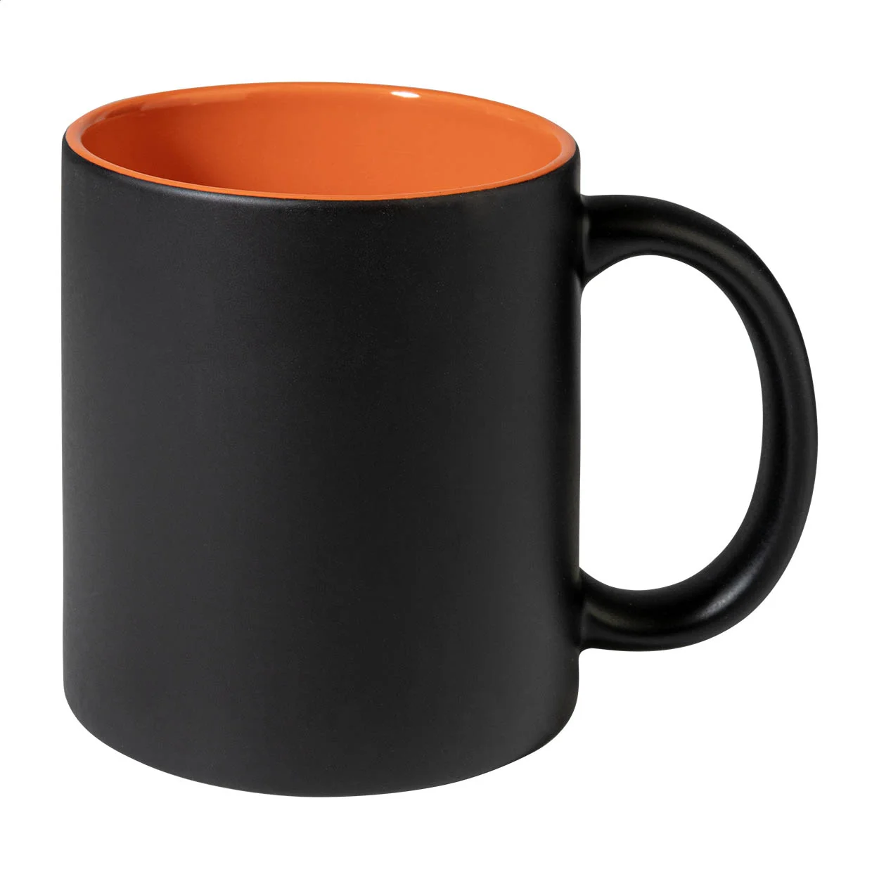 Tasse Bavary, orange, schwarz – Bild 2