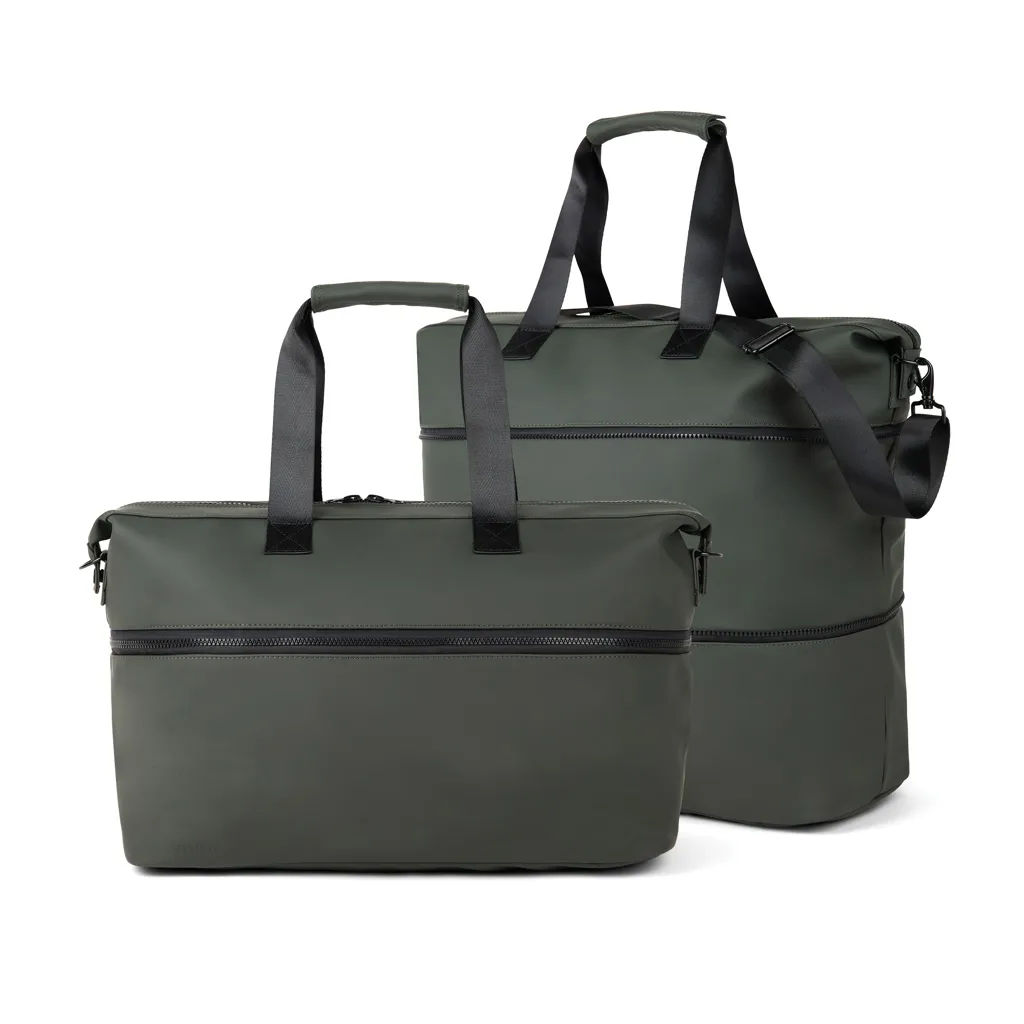 VINGA Baltimore RCS – erweiterbare Wochenendtasche, grün – Bild 3