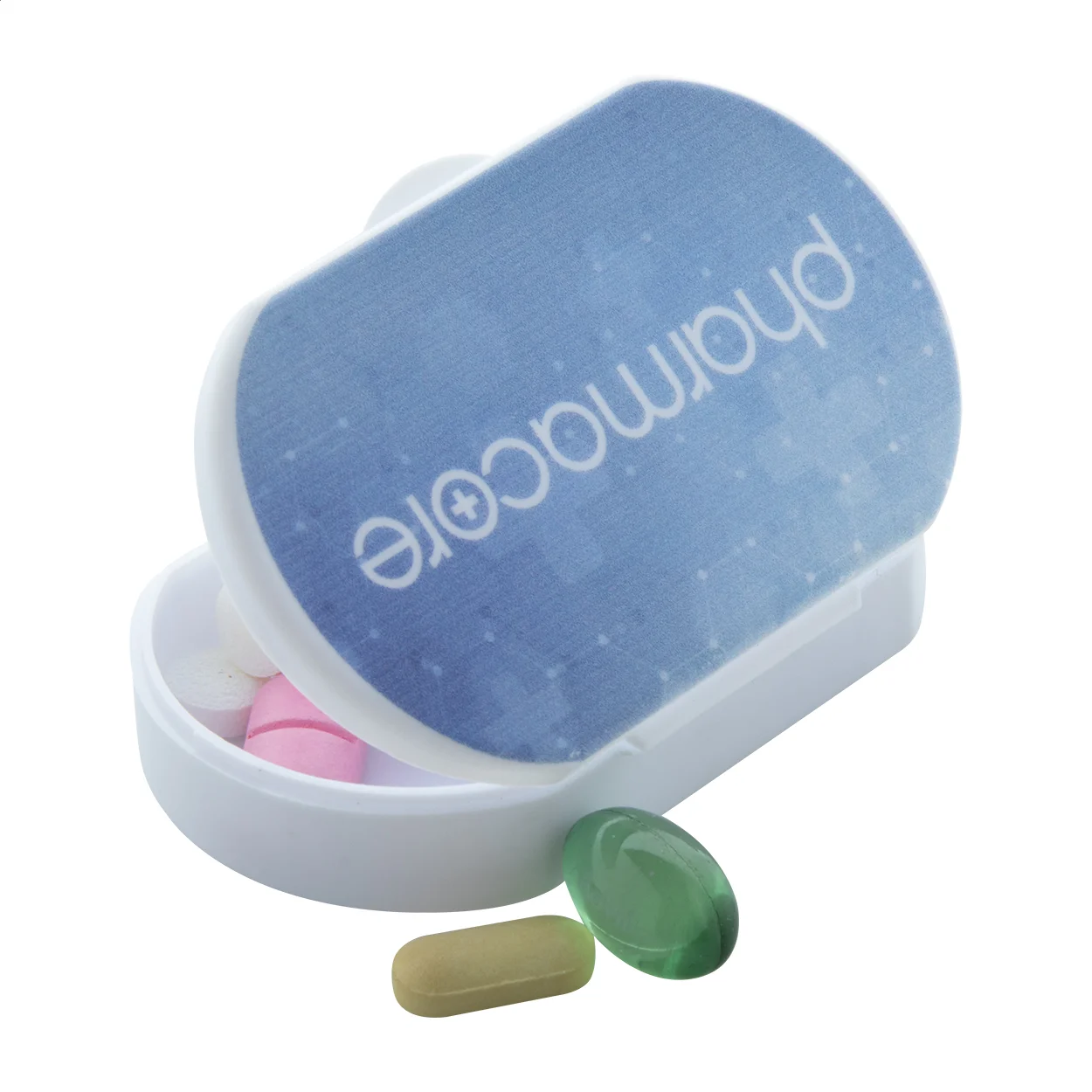 Pillendose Tripill, weiß – Bild 5