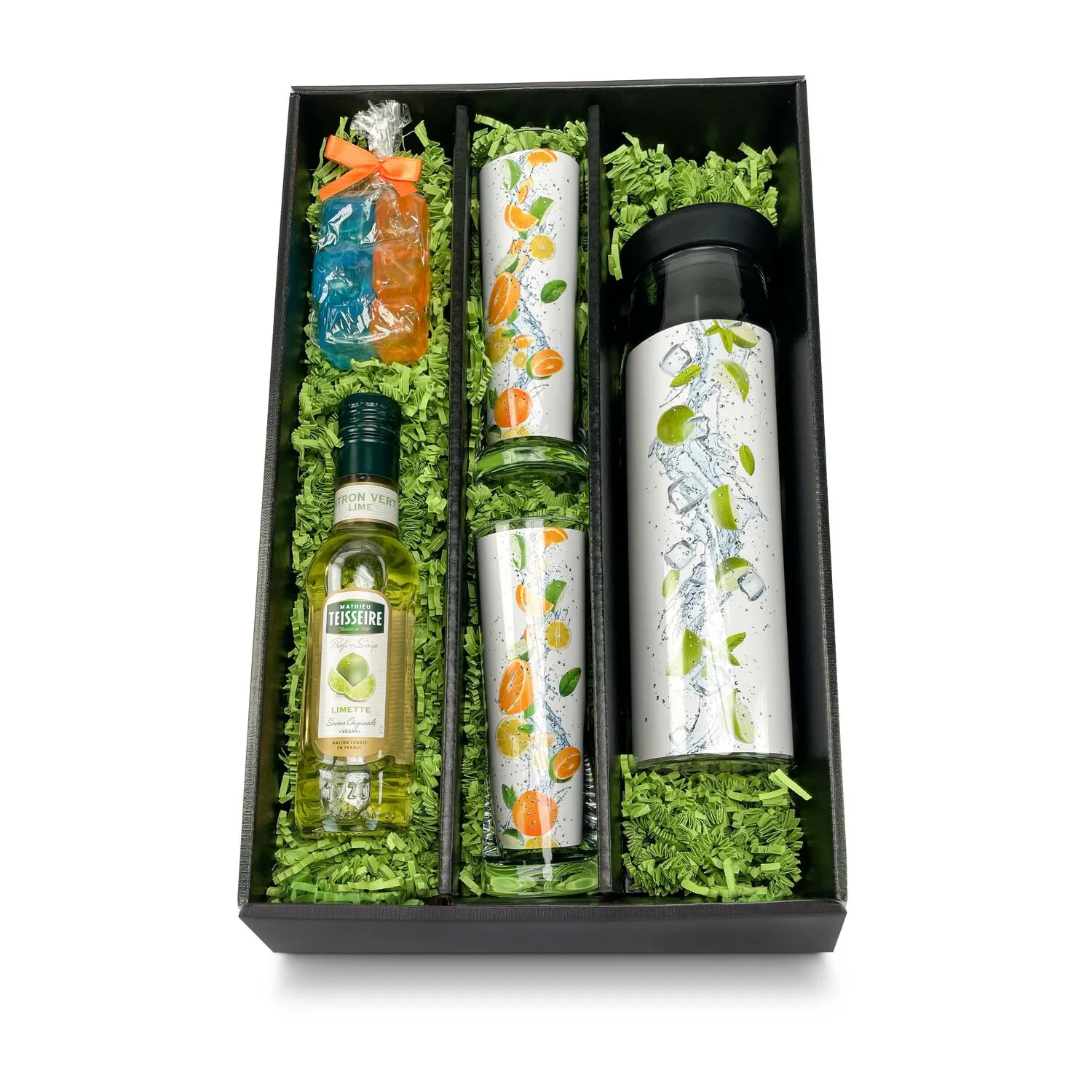 Geschenkset / Präsenteset: Karaffe Frisch & Fruchtig, grün – Bild 2