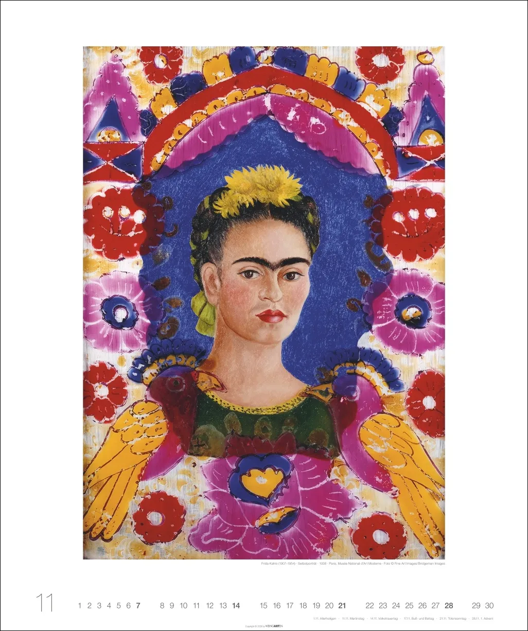 Frida Kahlo Edition Wandkalender 2027 – Bild 12