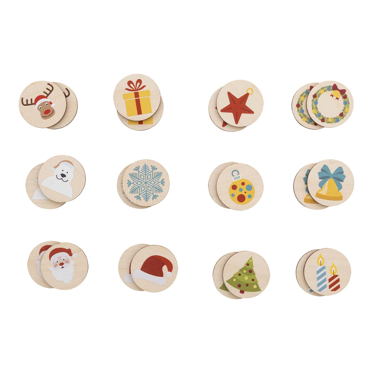 Weihnachts-Memory-Spiel Junoppi, natur – Bild 5