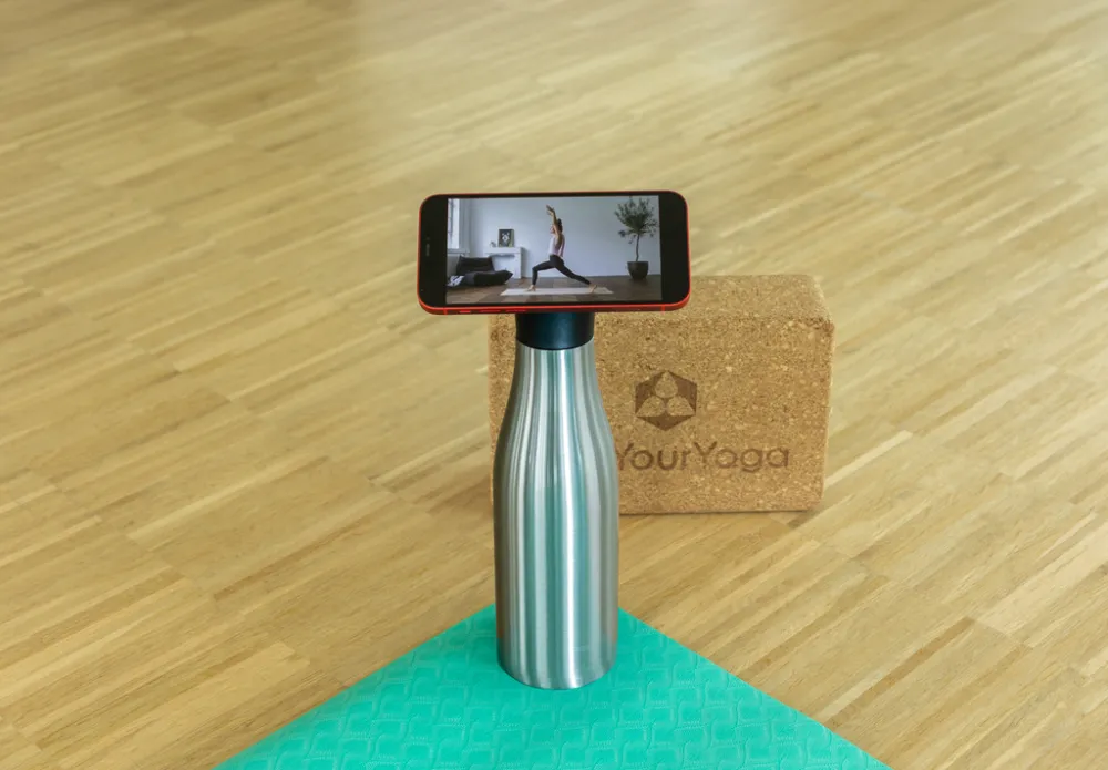 Thermoflasche STAND BY ME silberfarben, silberfarben – Bild 8