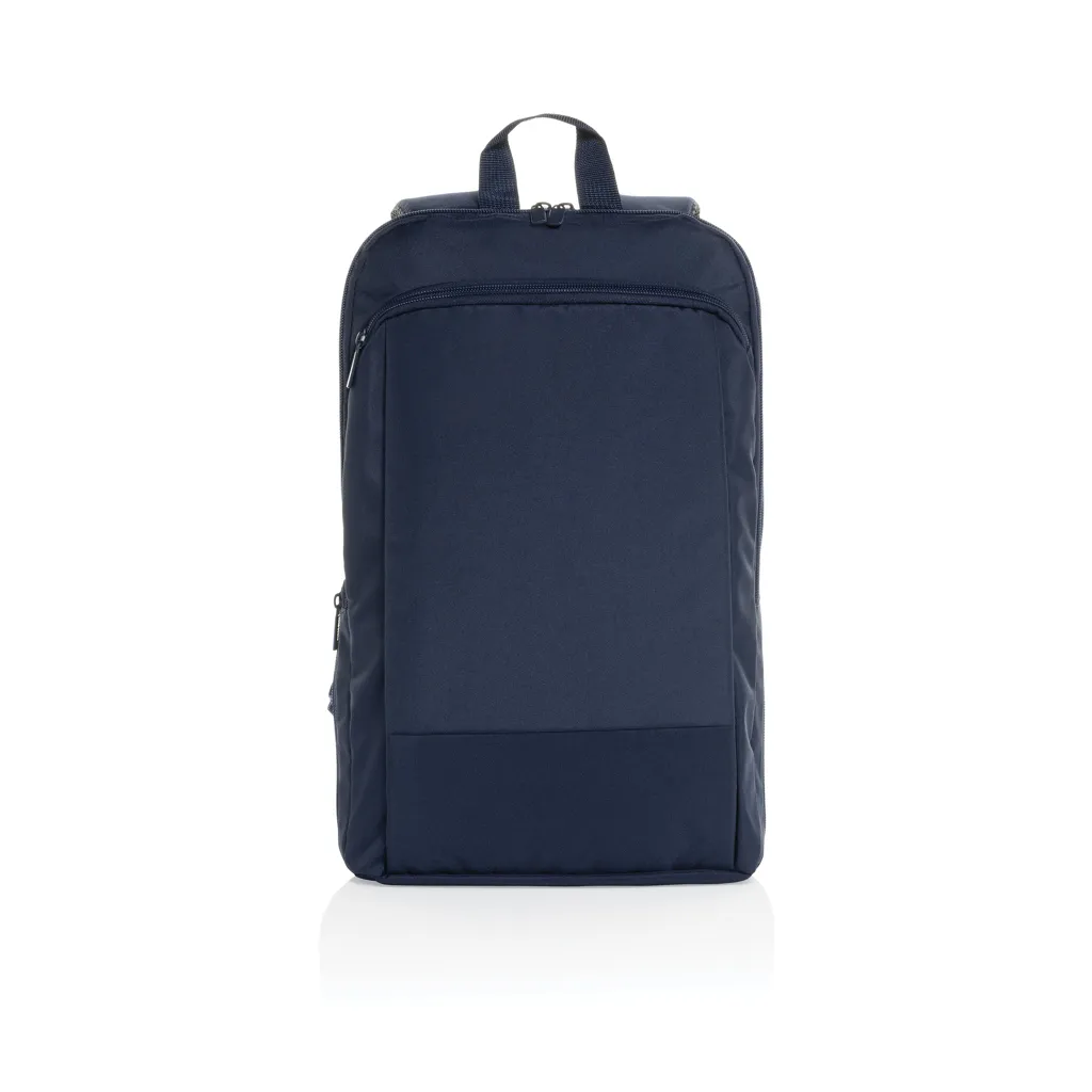 Flexpack Aware™ Expandable Slim RPET 15,6" Laptop-Rucksack, navy blau – Bild 3
