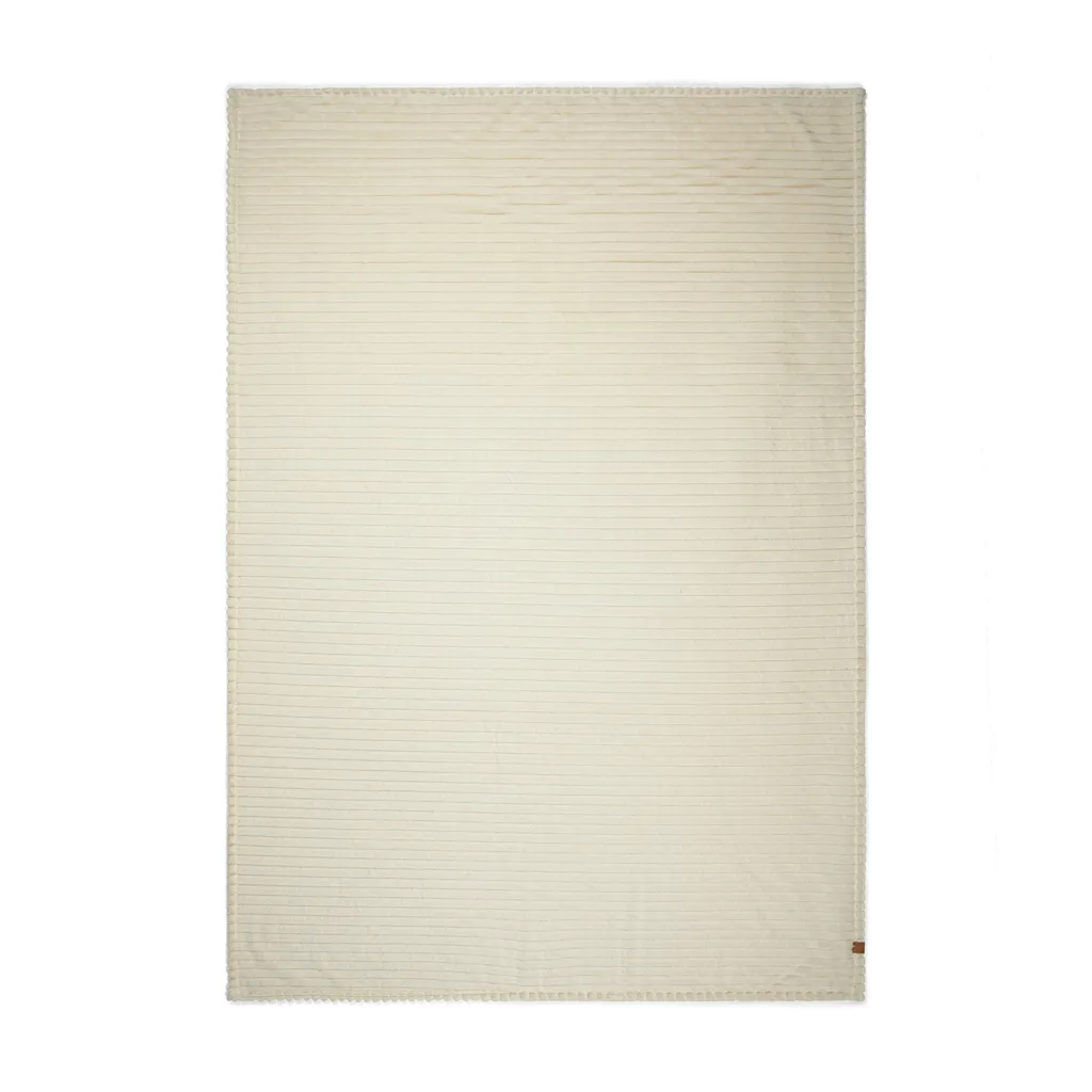 VINGA Branson Decke aus GRS recyceltem PET, beige – Bild 4