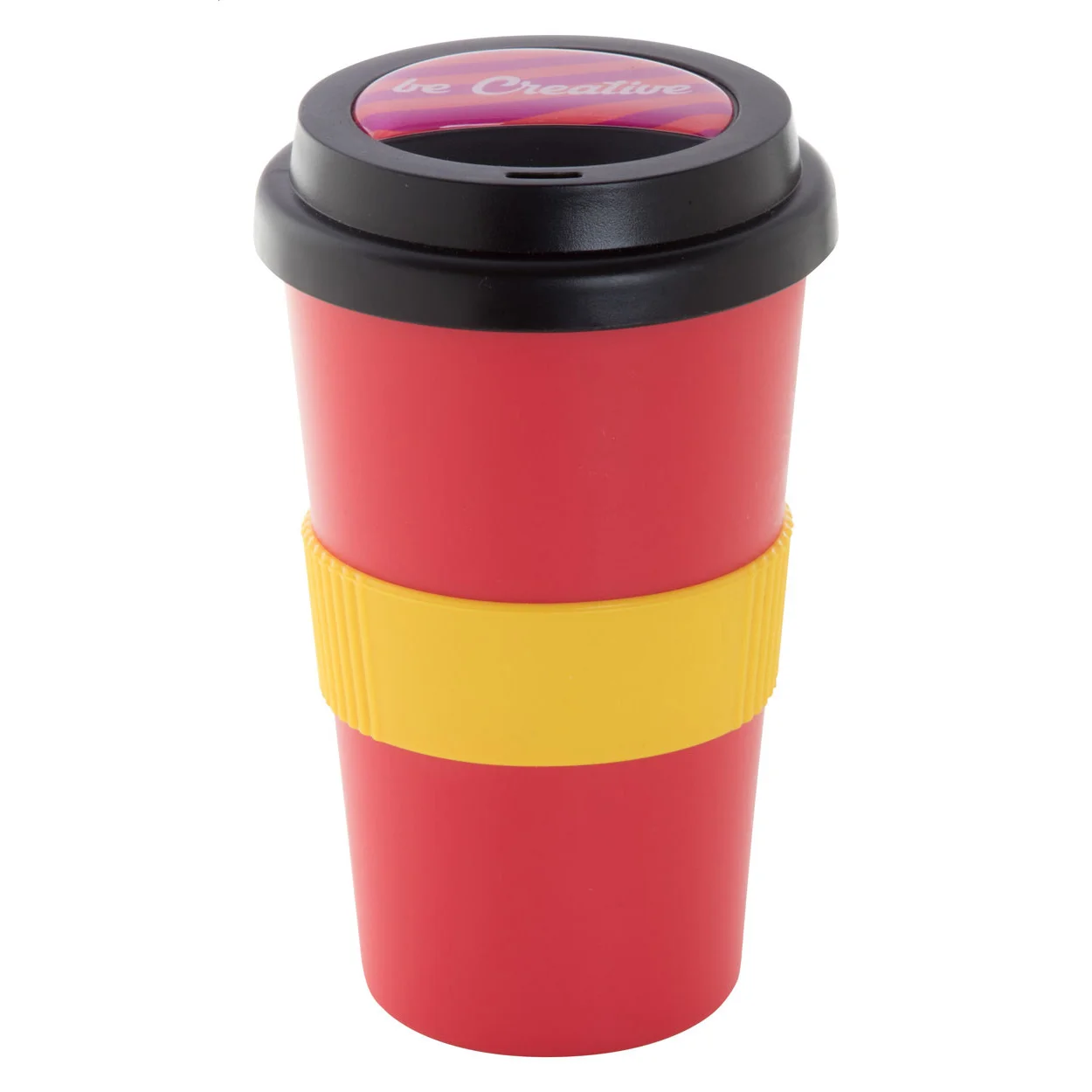 Individualisierbarer Thermobecher CreaCup, rot – Bild 3
