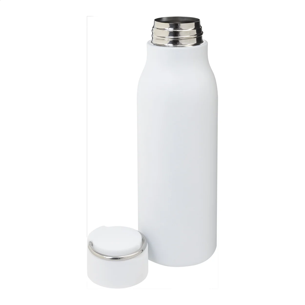 Edelstahl-Trinkflasche Rissip, weiß – Bild 2