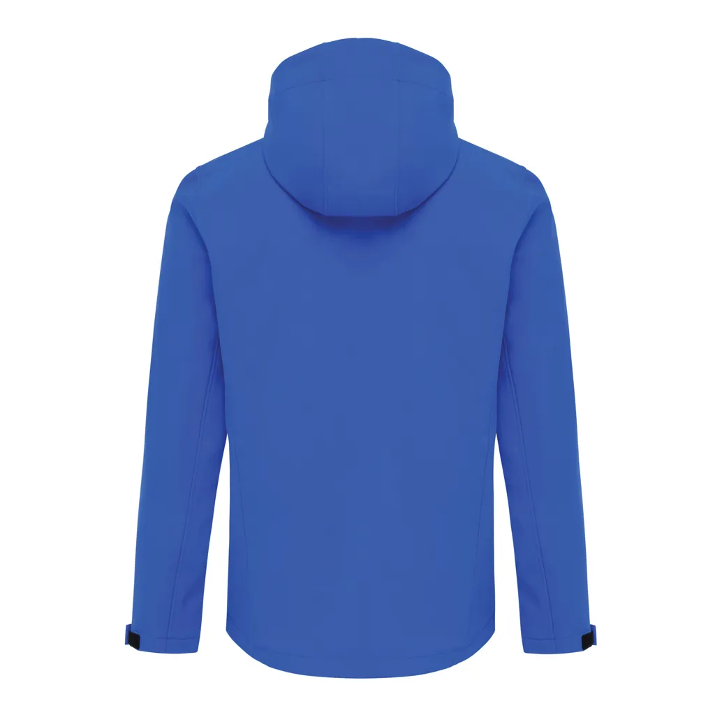 IQONIQ Makalu Herren Softshelljacke aus recyceltem Polyester, Königsblau – Bild 2