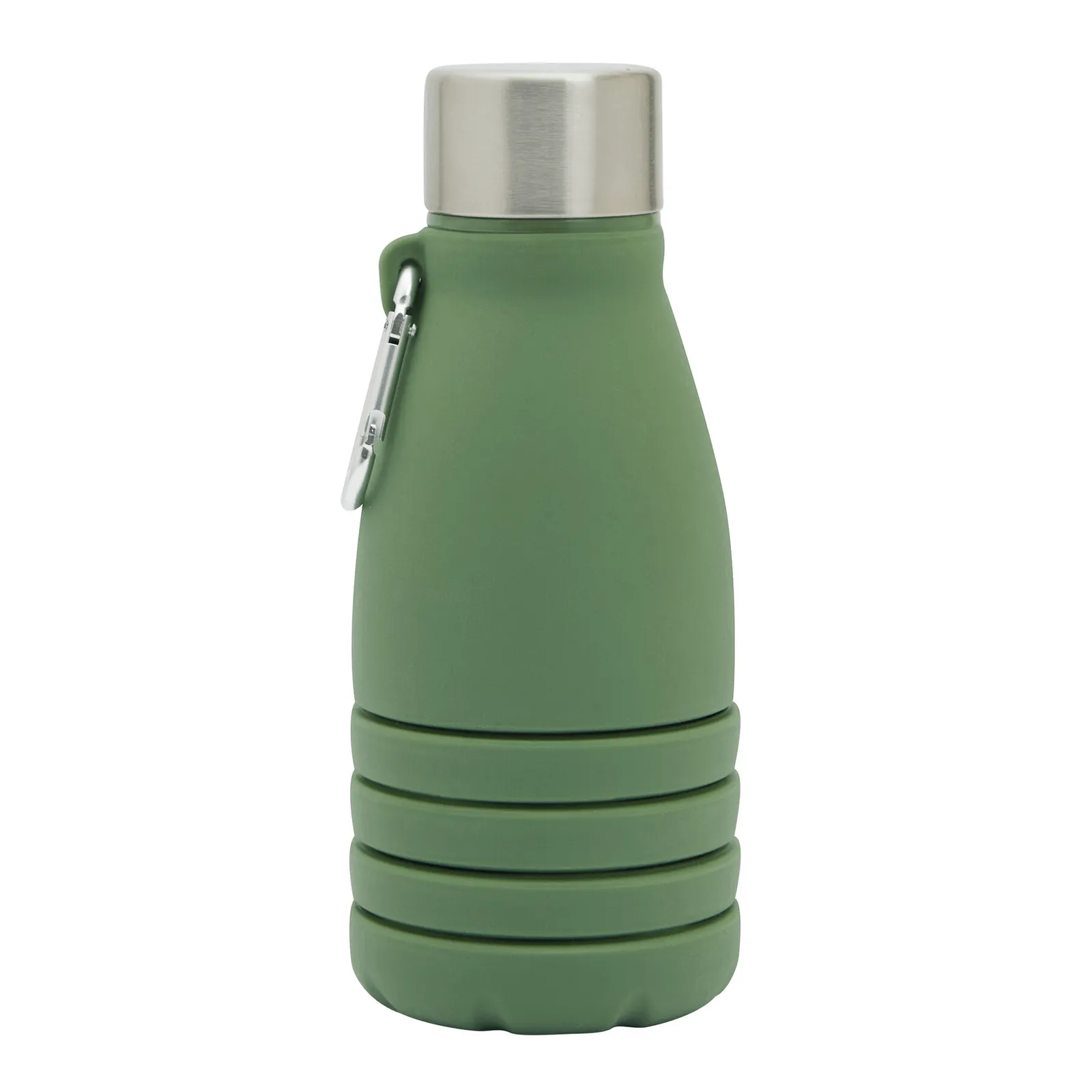 BIG GETS SMALL - Faltbare Trinkflasche, olivgrün – Bild 2