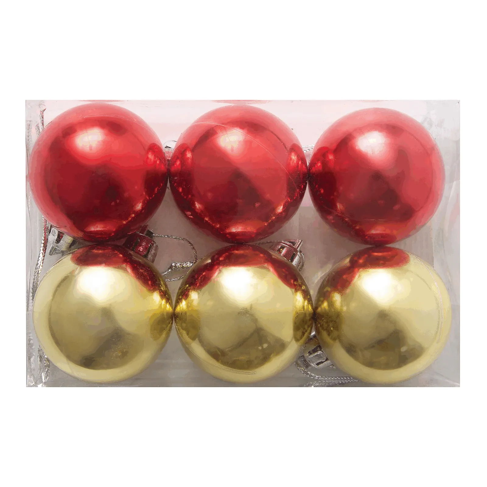 XMAS LINE - Baumkugeln, gold, rot – Bild 2