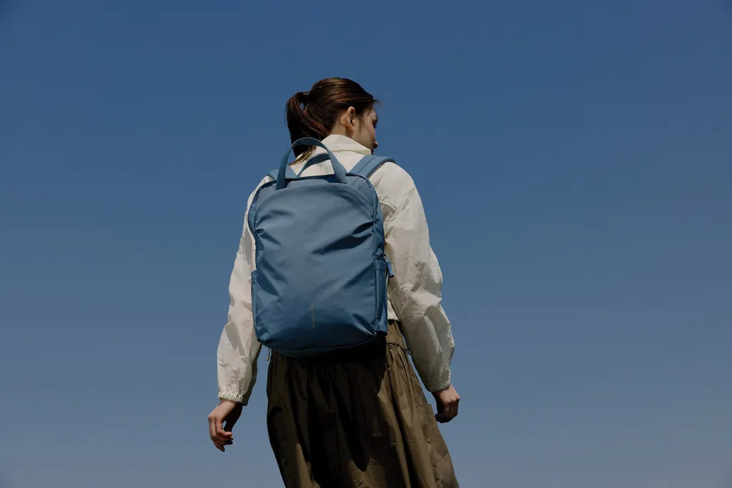 XD Design Soft Tote Rucksack, blau – Bild 12