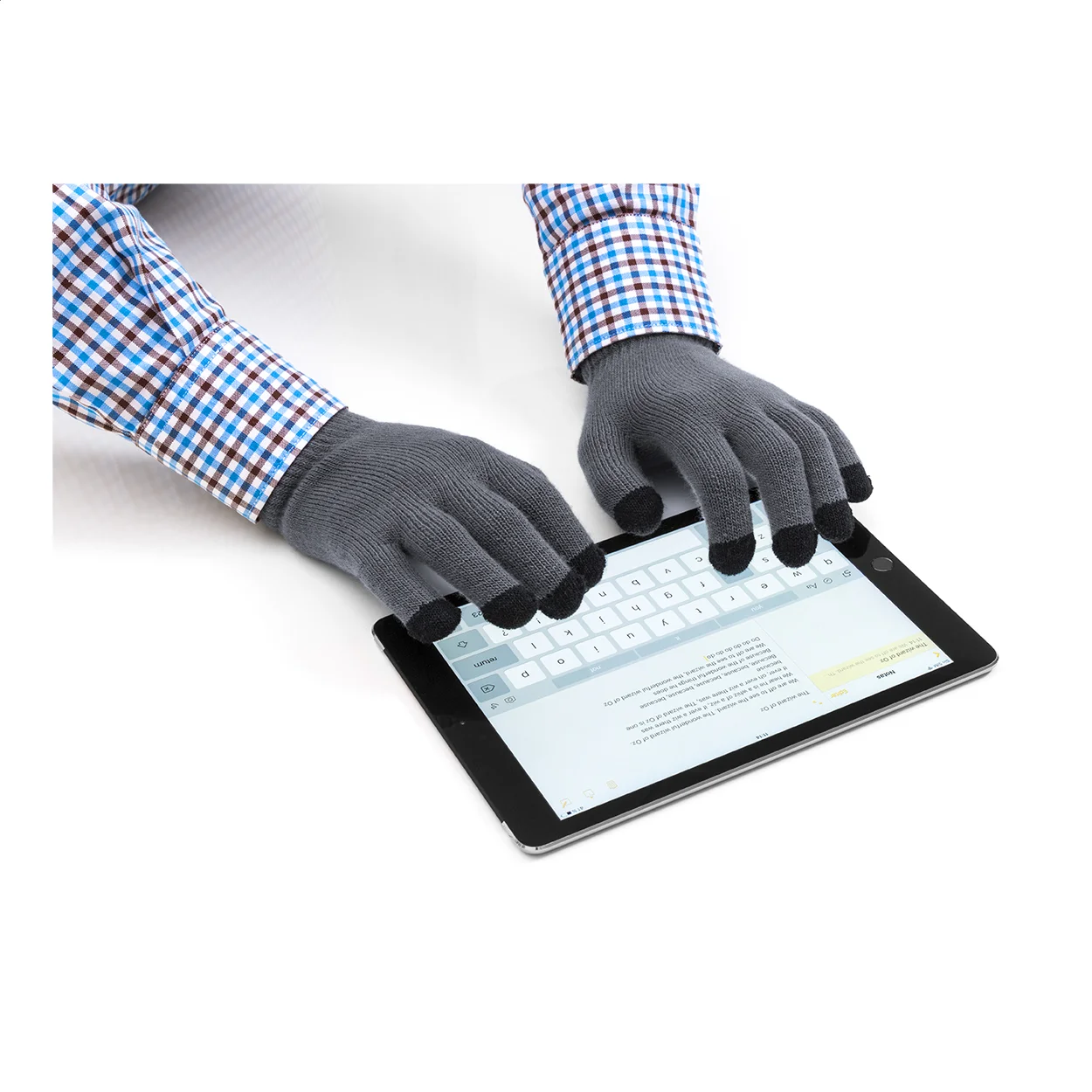 Touchscreen Handschuhe Fillap, grau – Bild 2