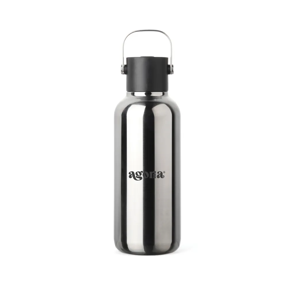 VINGA Cael RCS Stainless-Steel Trinkflasche 600ml, Silbergrau – Bild 7
