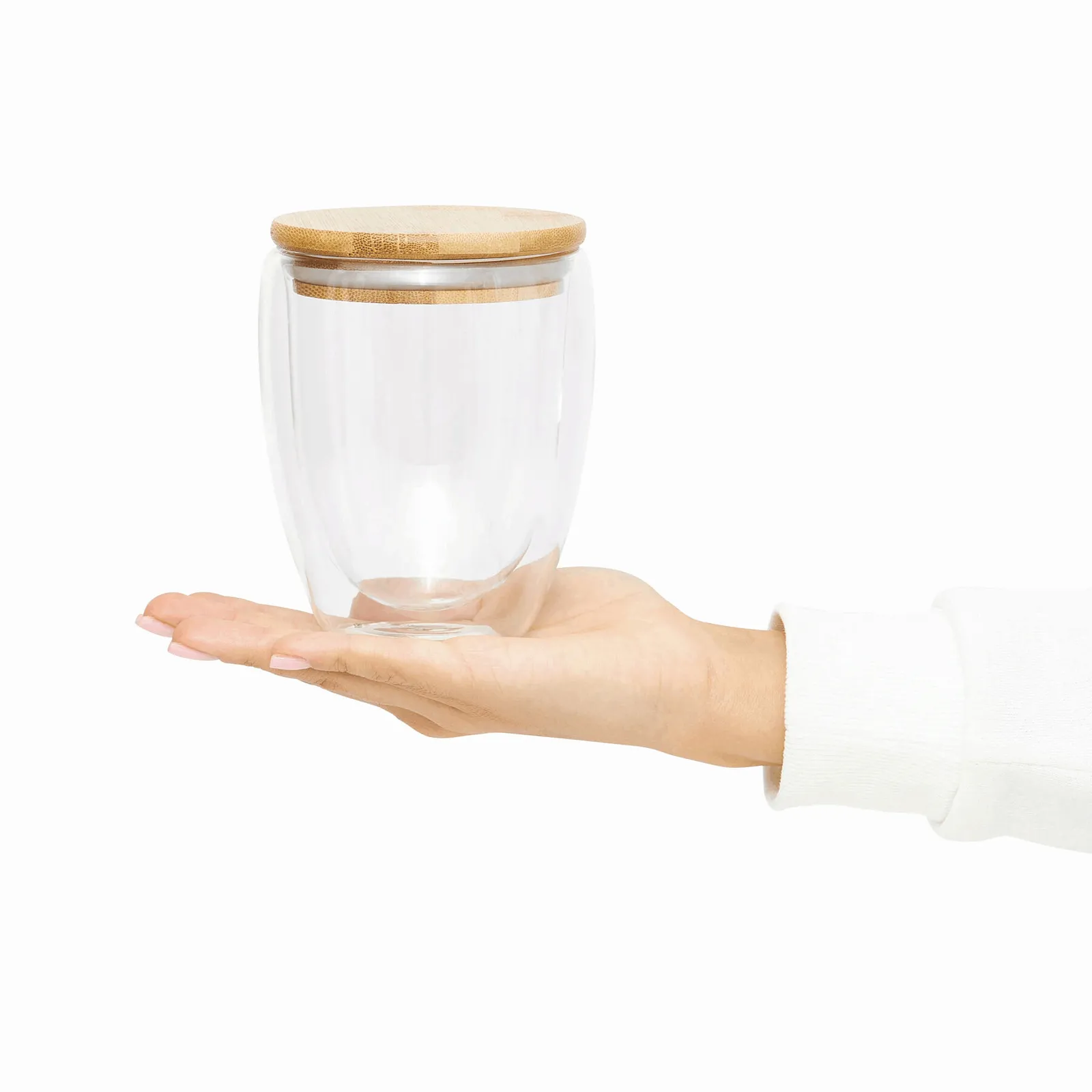 BAMBOO ART M - Glas, Füllmenge ca. 350 ml braun, transparent, braun, transparent – Bild 7