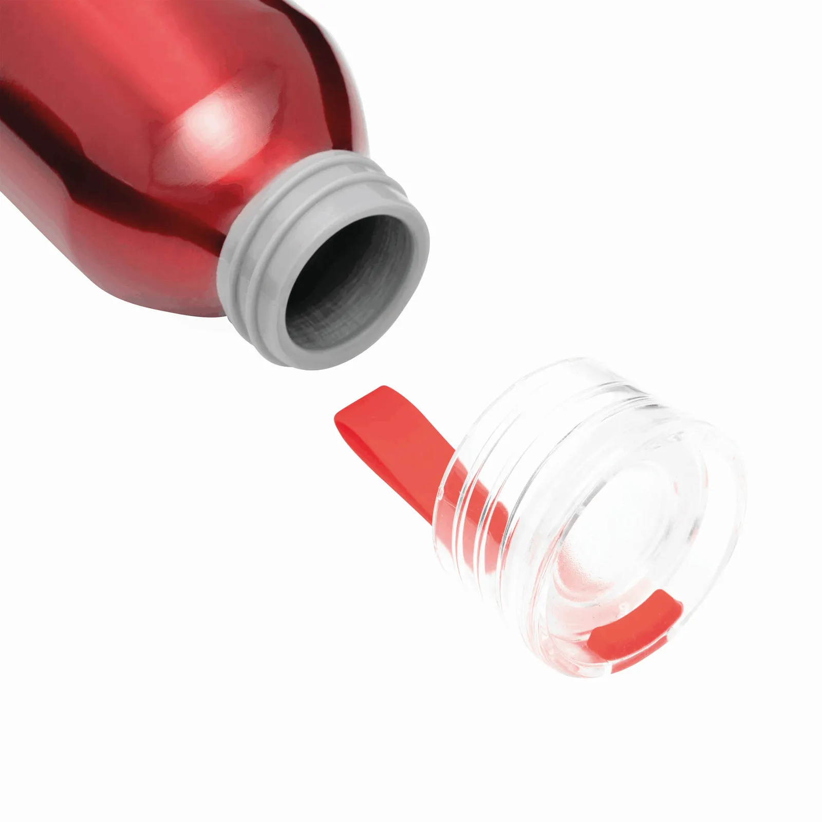 LOOPED - Aluminium Trinkflasche, rot – Bild 6