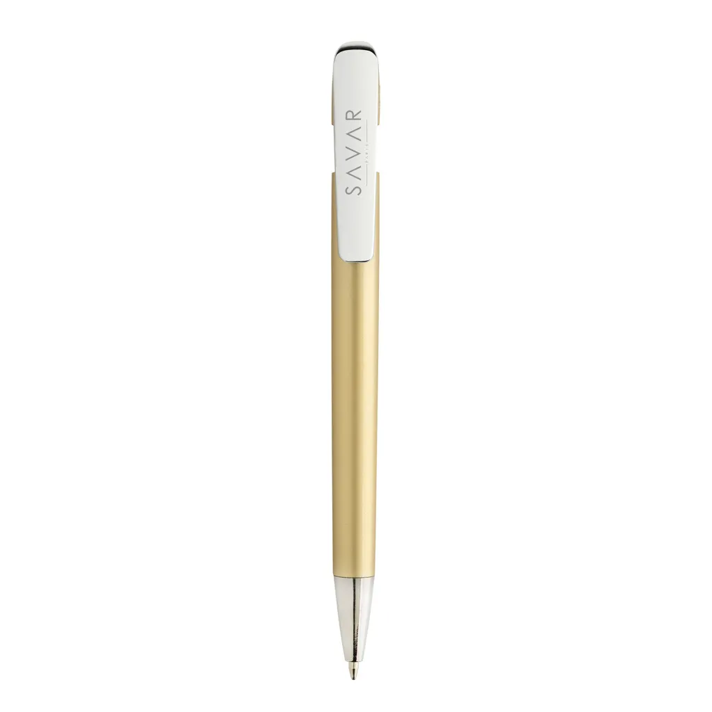 Glide GRS-zertifizierter rABS Stift mit Metallclip, gold – Bild 3