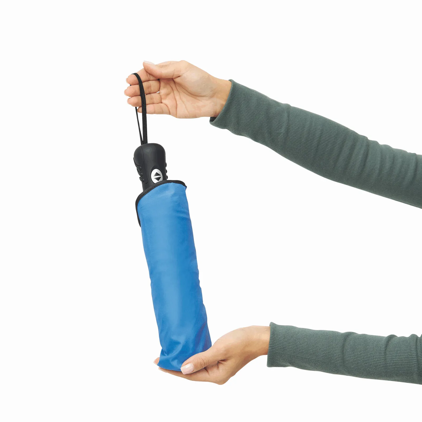 BORA - Vollautomatischer Windproof-Taschenschirm, himmelblau – Bild 11