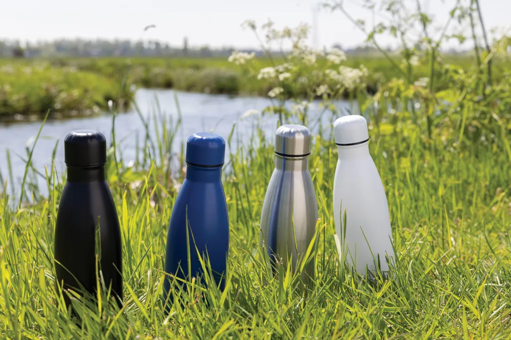 Eureka einwandige Wasserflasche aus RCS rec. Stainless-Steel, silber – Bild 5