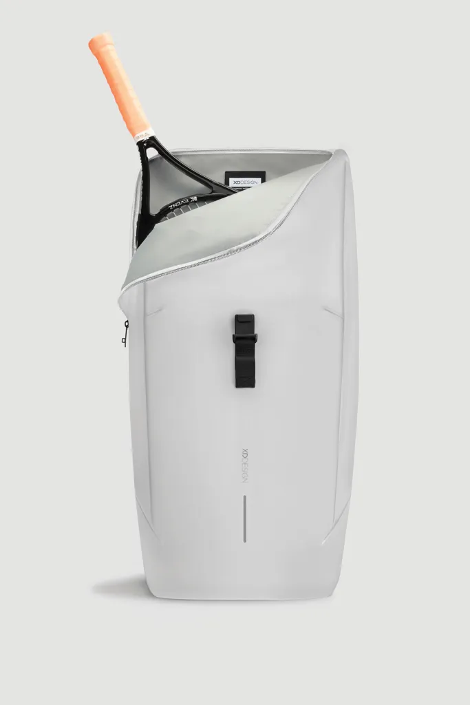Urban wasserabweisender Flap-Top Rucksack, off white – Bild 11