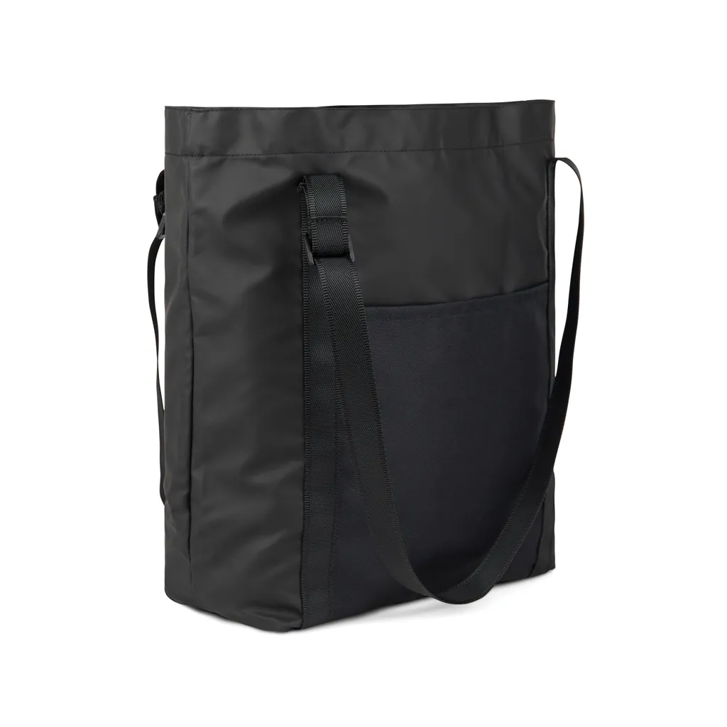 VINGA Livorno Tragetasche aus GRS recyceltem Polyester, schwarz – Bild 3