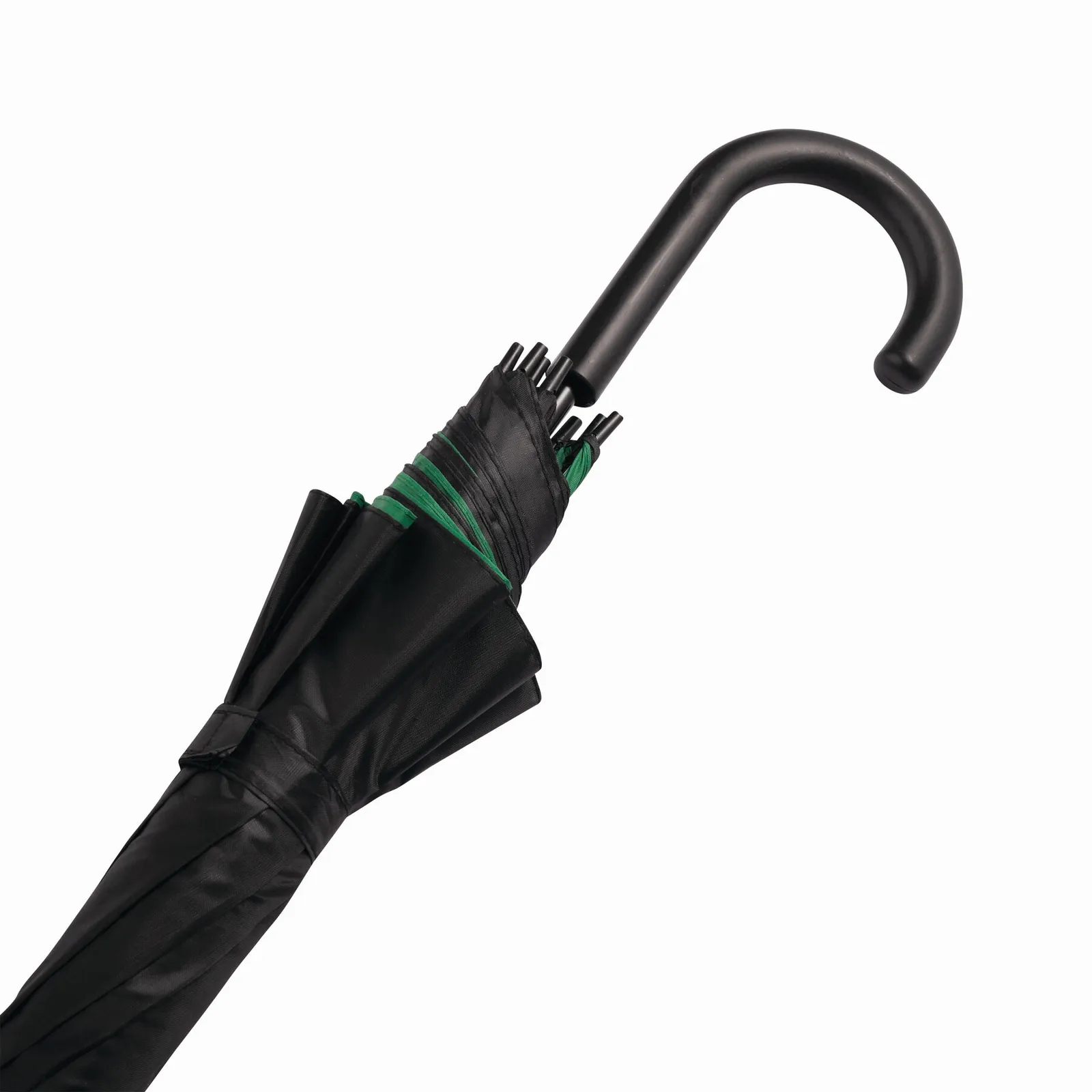 DOUBLY Umbrella, Automatik-Stockschirm, grün, schwarz – Bild 7
