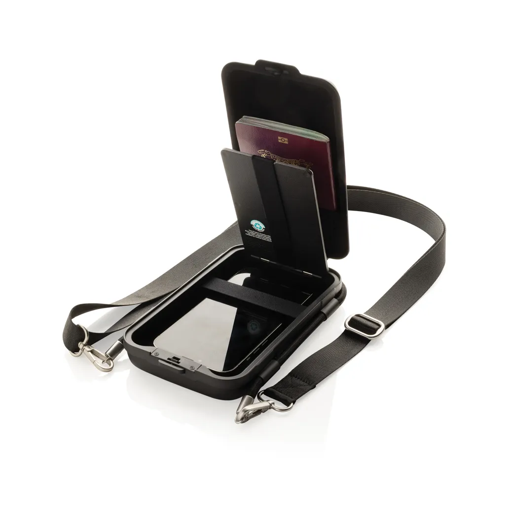 Swiss Peak OSLO RCS Hartschalen-Schutzetui für Mobilgeräte, schwarz – Bild 4