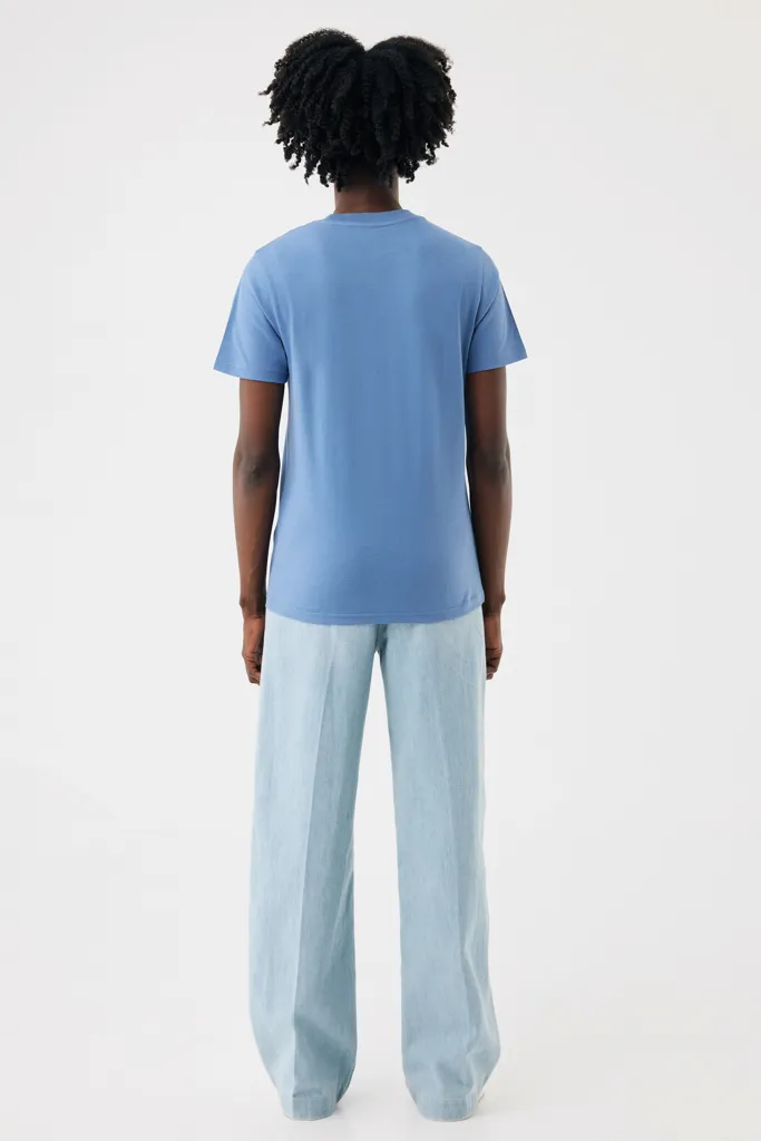 IQONIQ Sierra Lightweight T-Shirt aus recycelter Baumwolle, moon blue – Bild 7