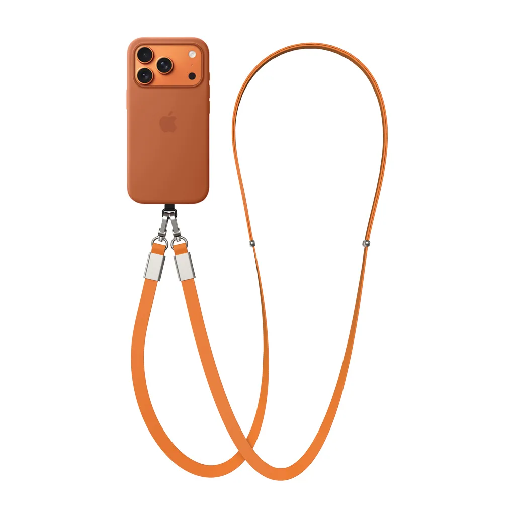 Nivo Crossbody-Handyband aus RCS recyceltem PET, orange – Bild 9