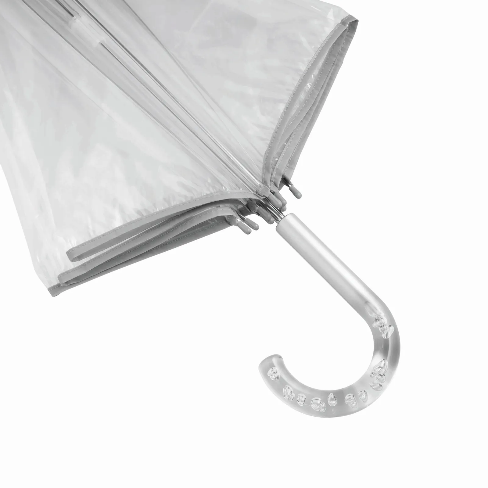 BELLEVUE Umbrella, Glockenschirm silber, transparent, silber, transparent – Bild 7