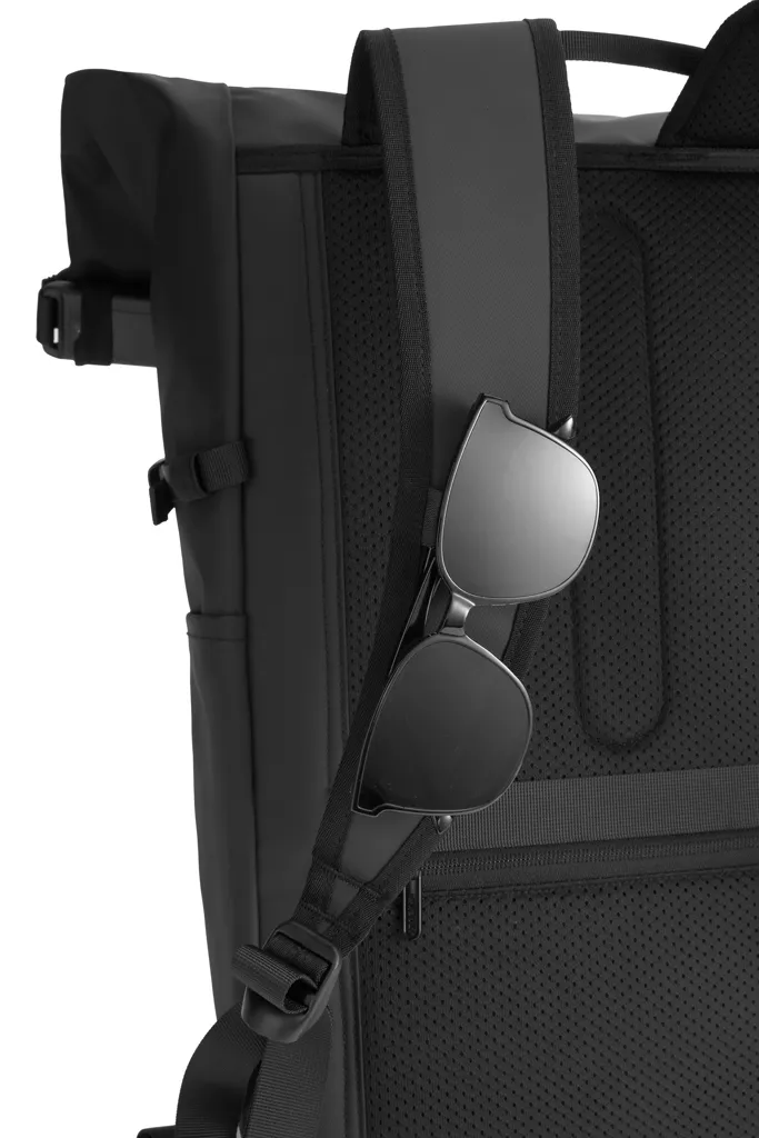 Urban wasserabweisender Anti-Diebstahl Rucksack, schwarz – Bild 20