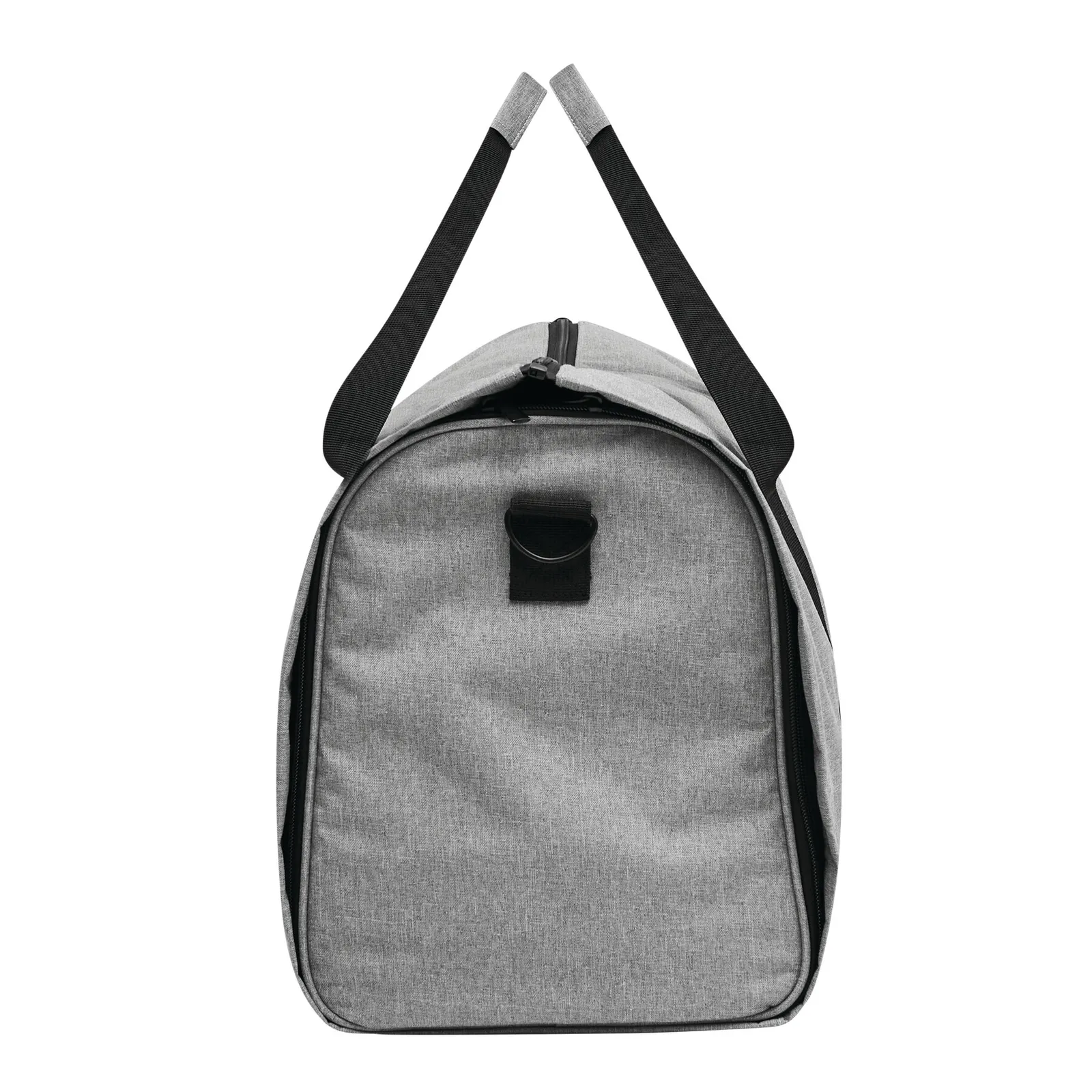 MILANO - Reisetasche mit integriertem Kleidersack grau, schwarz, grau, schwarz – Bild 4