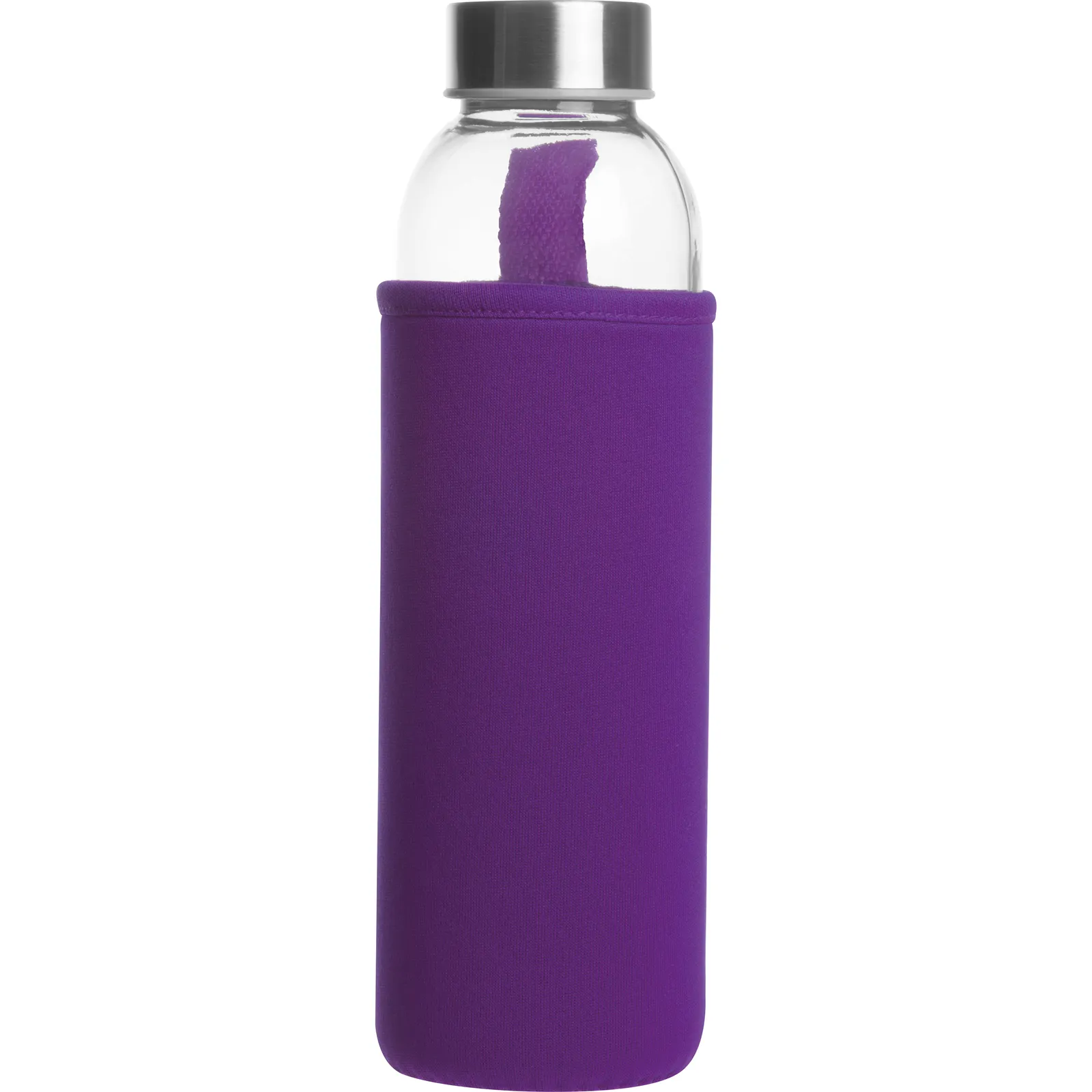 Glasflasche Klagenfurt, lila – Bild 5