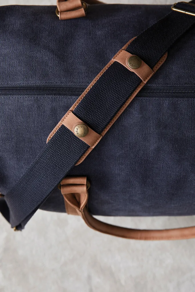 VINGA Bosler Seesack aus RCS recyceltem Canvas, navy blau – Bild 6