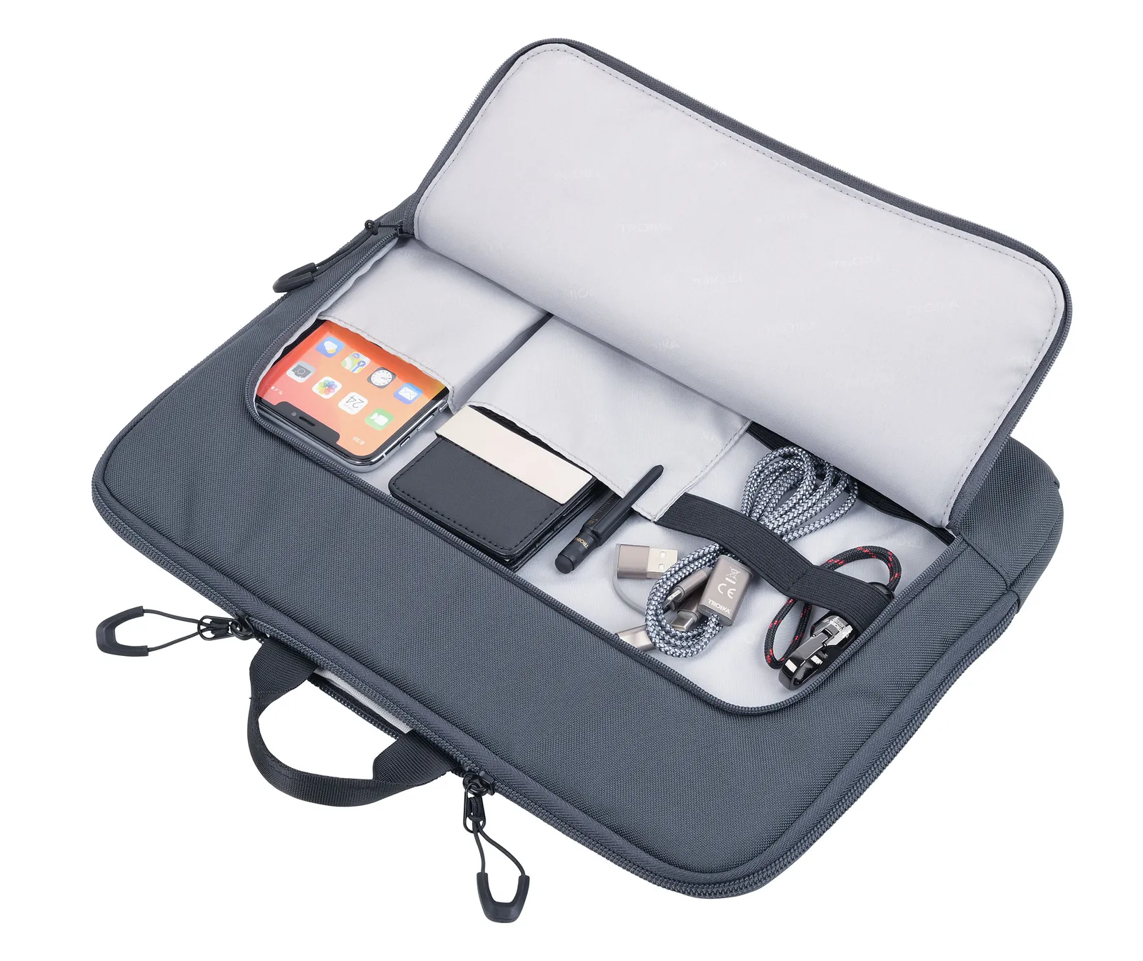 Laptoptasche BLUE CYCLE CARRY 2, dunkelgrau – Bild 3