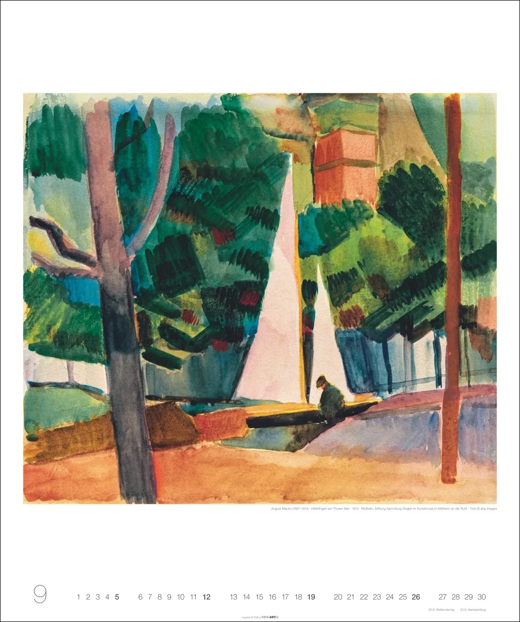 August Macke Edition Wandkalender 2027 – Bild 10