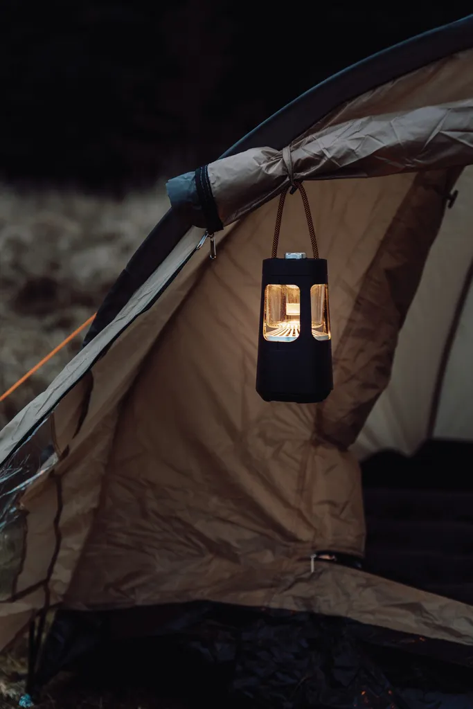 Nordic Drift Everest IPX4 Campingleuchte mit 10W-Lautspeaker, schwarz – Bild 7