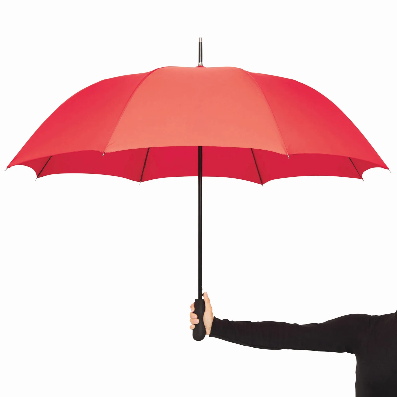 PASSAT - Automatischer Windproof-Golfschirm, rot – Bild 8