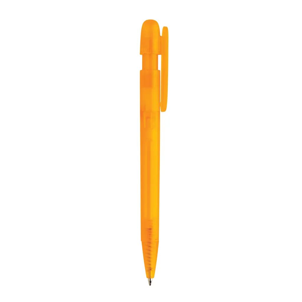 Devin transparenter Stift aus GRS zertifiziertem rABS, orange – Bild 2